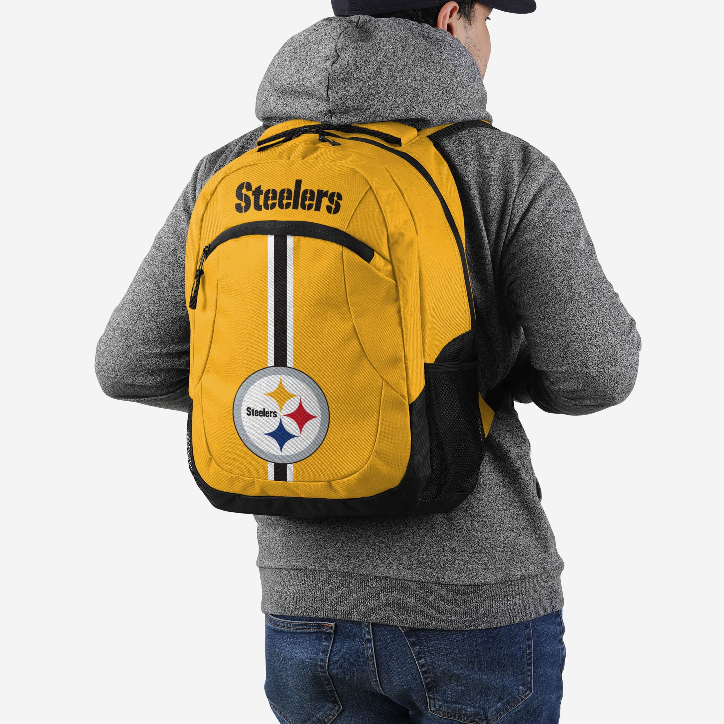 Pittsburgh Steelers Yellow Alternate Color Action Backpack - Image 5