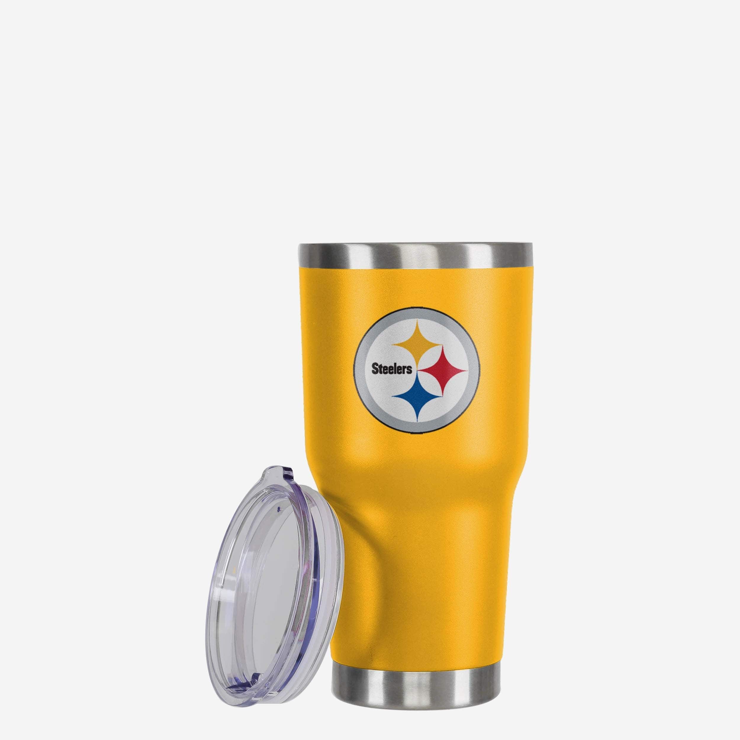 Pittsburgh Steelers Yellow Team Logo 30 oz Tumbler - Image 3