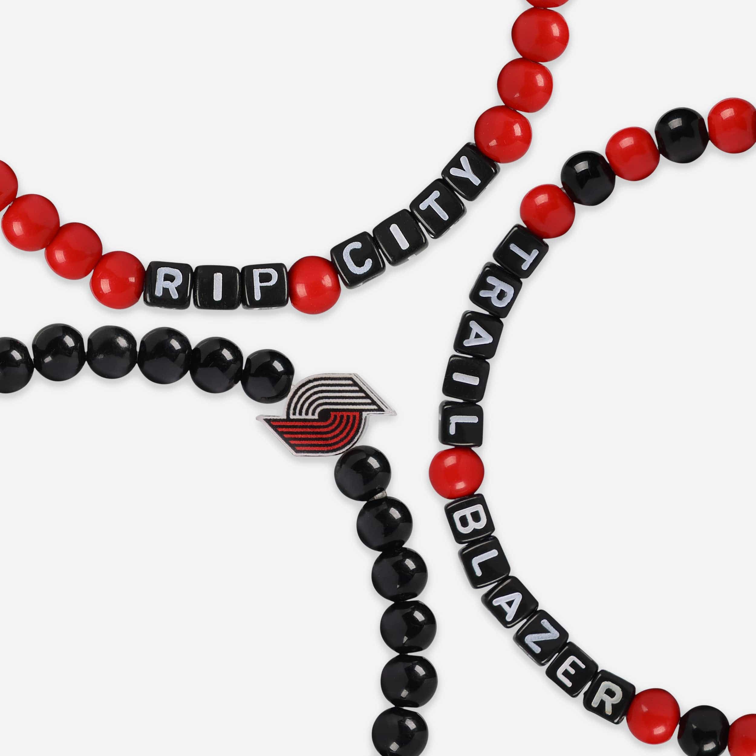 Portland Trail Blazers 3 Pack Beaded Friendship Bracelet - Image 2