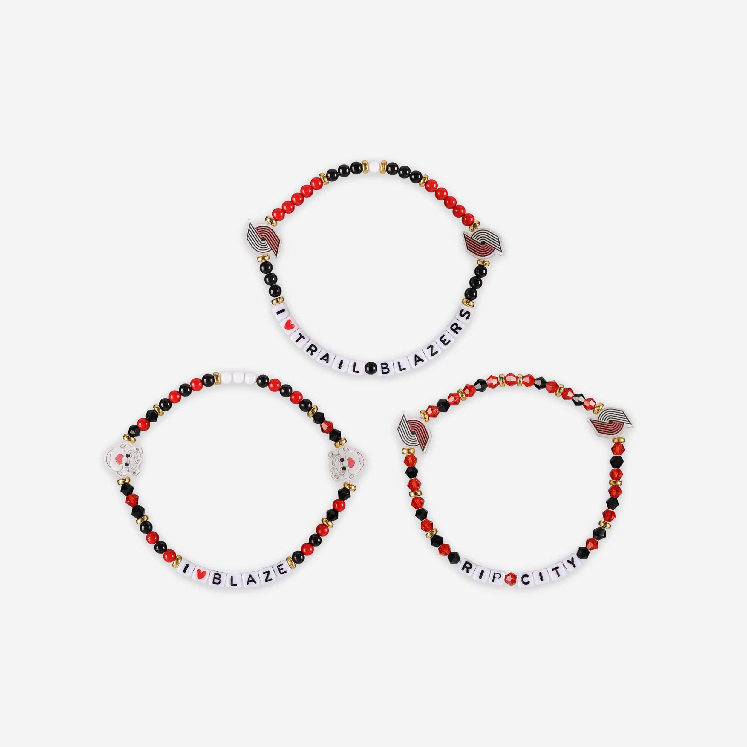 Portland Trail Blazers 3 Pack Friendship Bracelet - Image 3