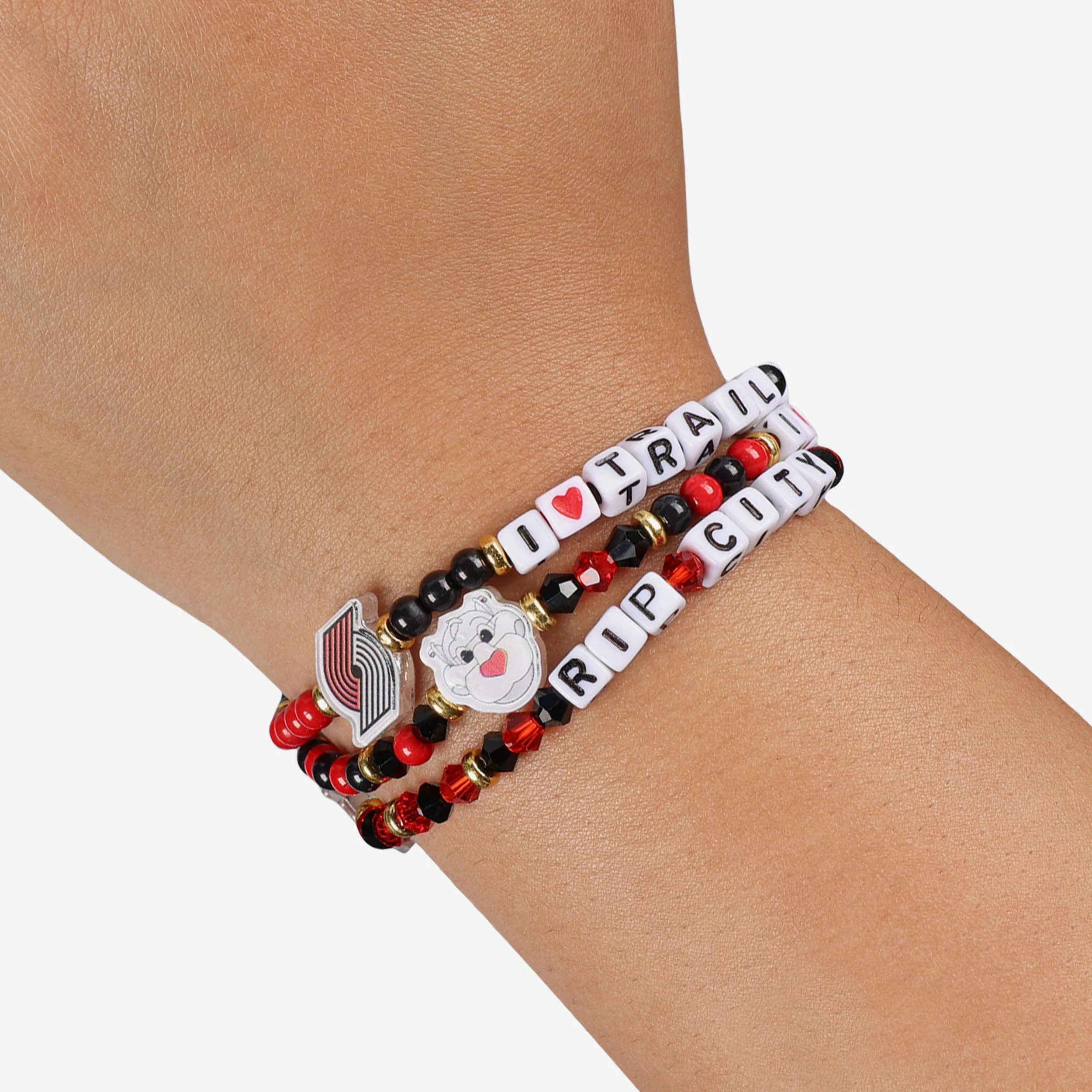 Portland Trail Blazers 3 Pack Friendship Bracelet - Image 4