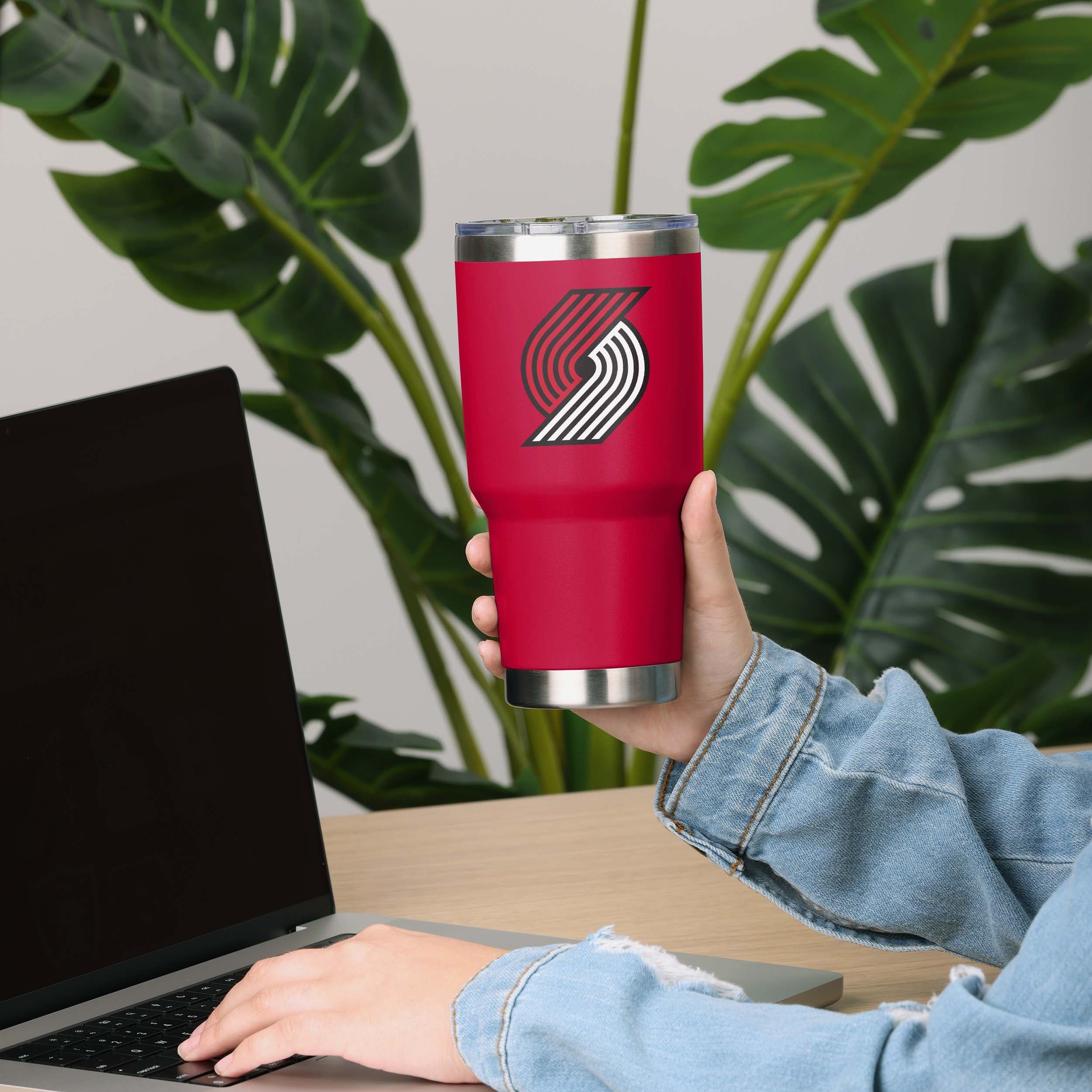 Portland Trail Blazers Team Logo 30 oz Tumbler - Image 2