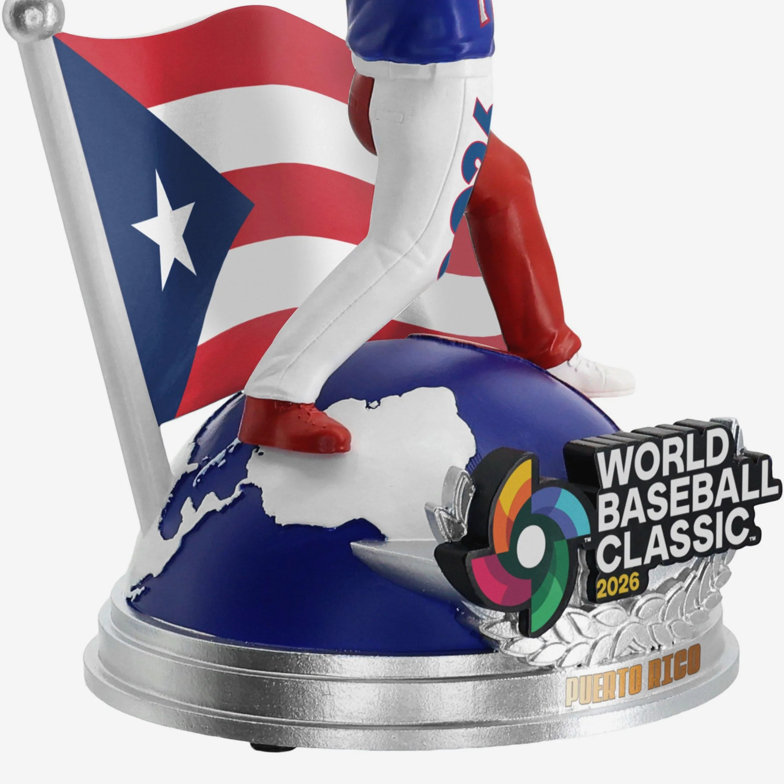 Puerto Rico 2026 World Baseball Classic Bobbles on Parade Bobblehead - Image 3