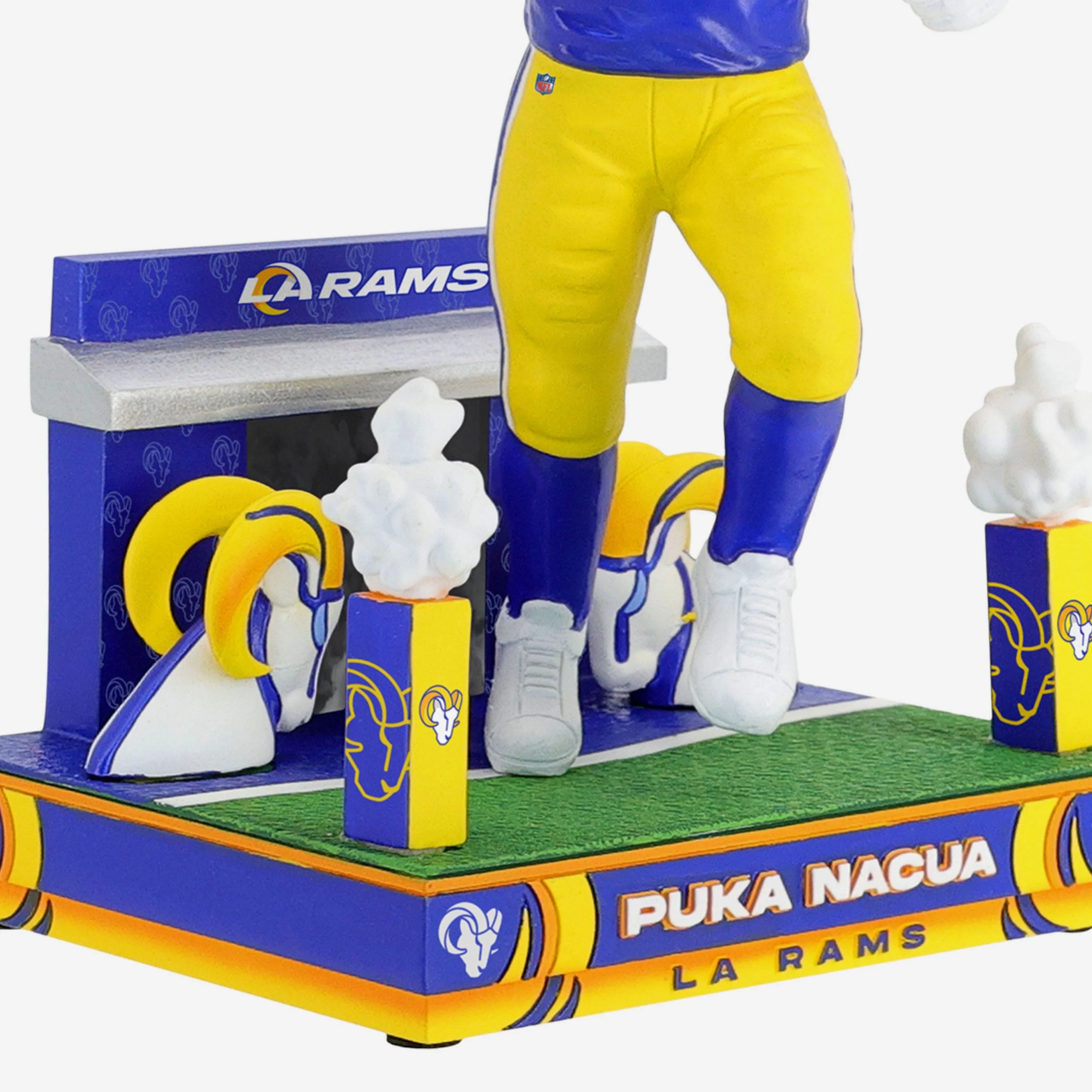 Puka Nacua Los Angeles Rams Tunnel Entrance Bobblehead - Image 3