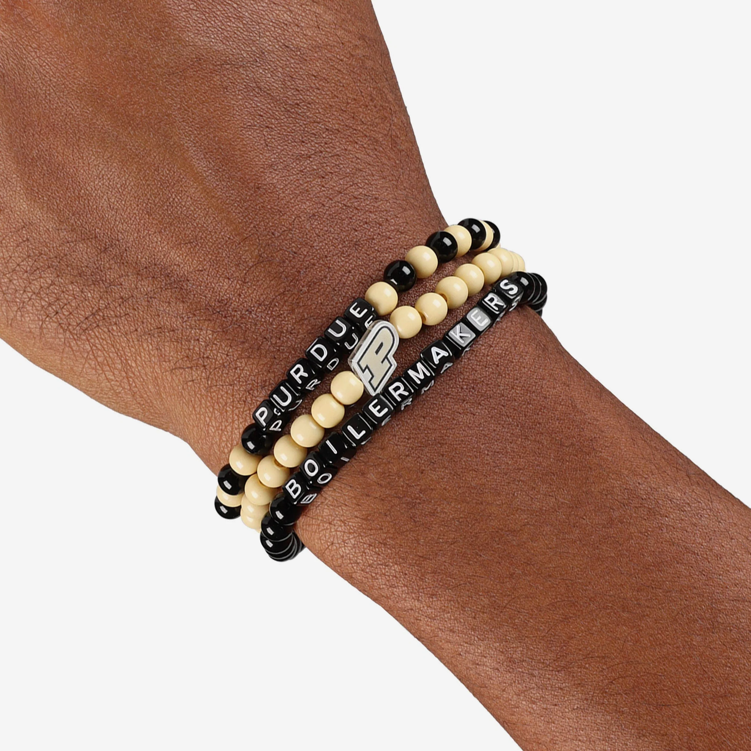 Purdue Boilermakers 3 Pack Beaded Friendship Bracelet - Image 4