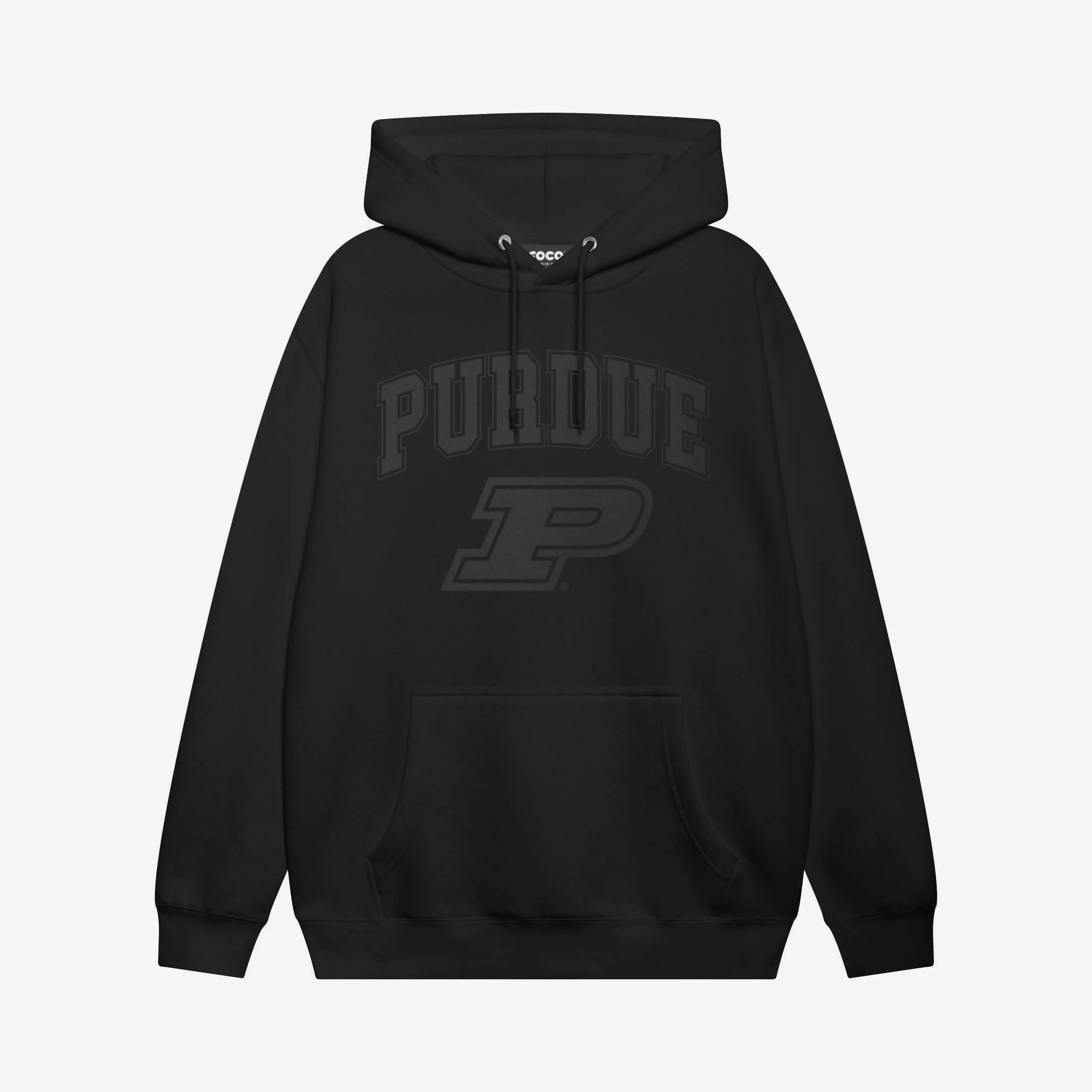 Purdue Boilermakers Blackout Hoodie