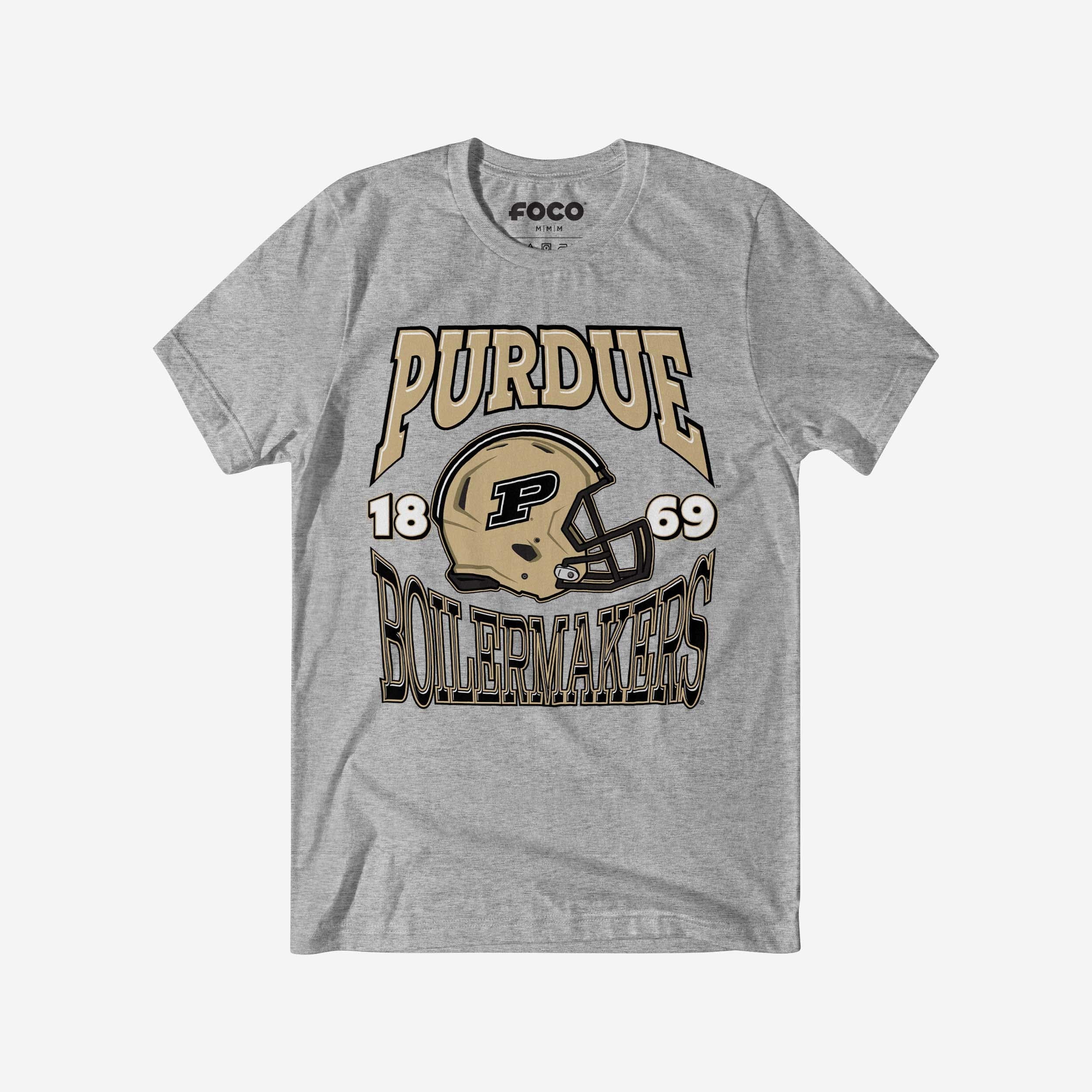 Purdue Boilermakers Classic Team Helmet T-Shirt
