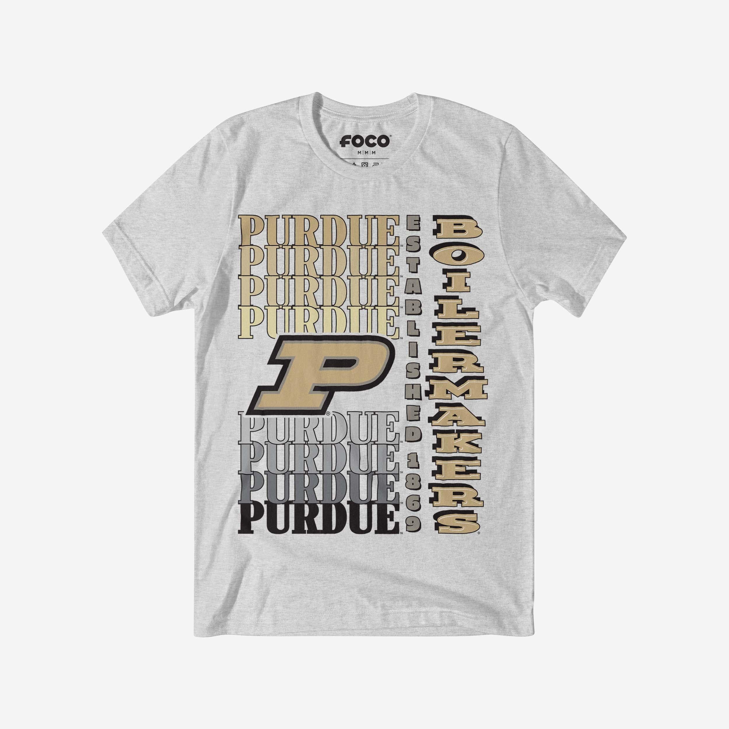 Purdue Boilermakers Gradient Wordmark T-Shirt