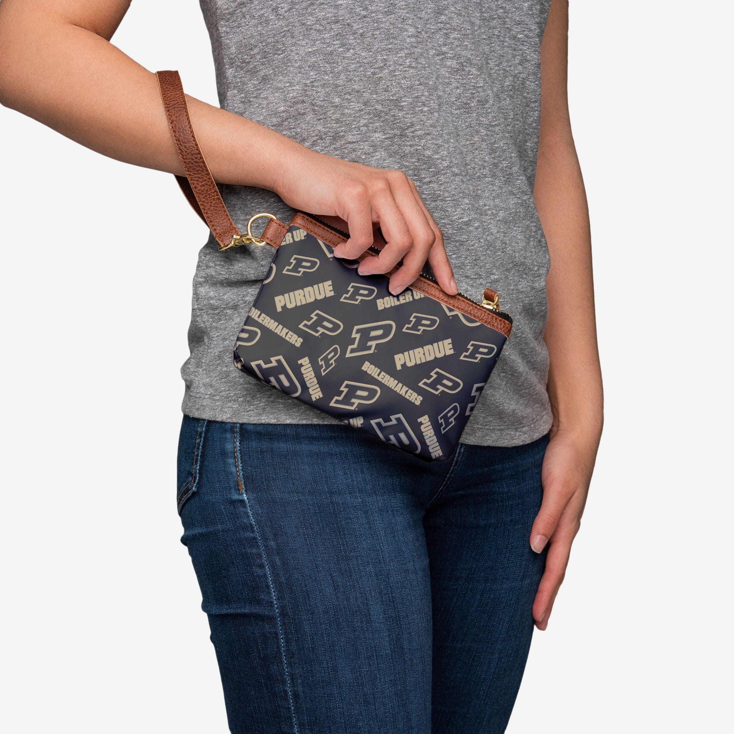 Purdue Boilermakers Repeat Logo Wristlet - Image 2