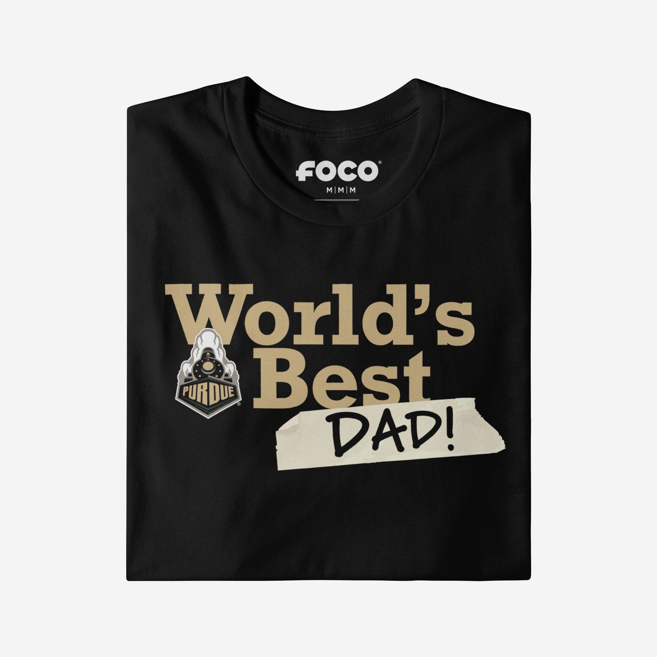 Purdue Boilermakers World's Best Dad T-Shirt - Image 3