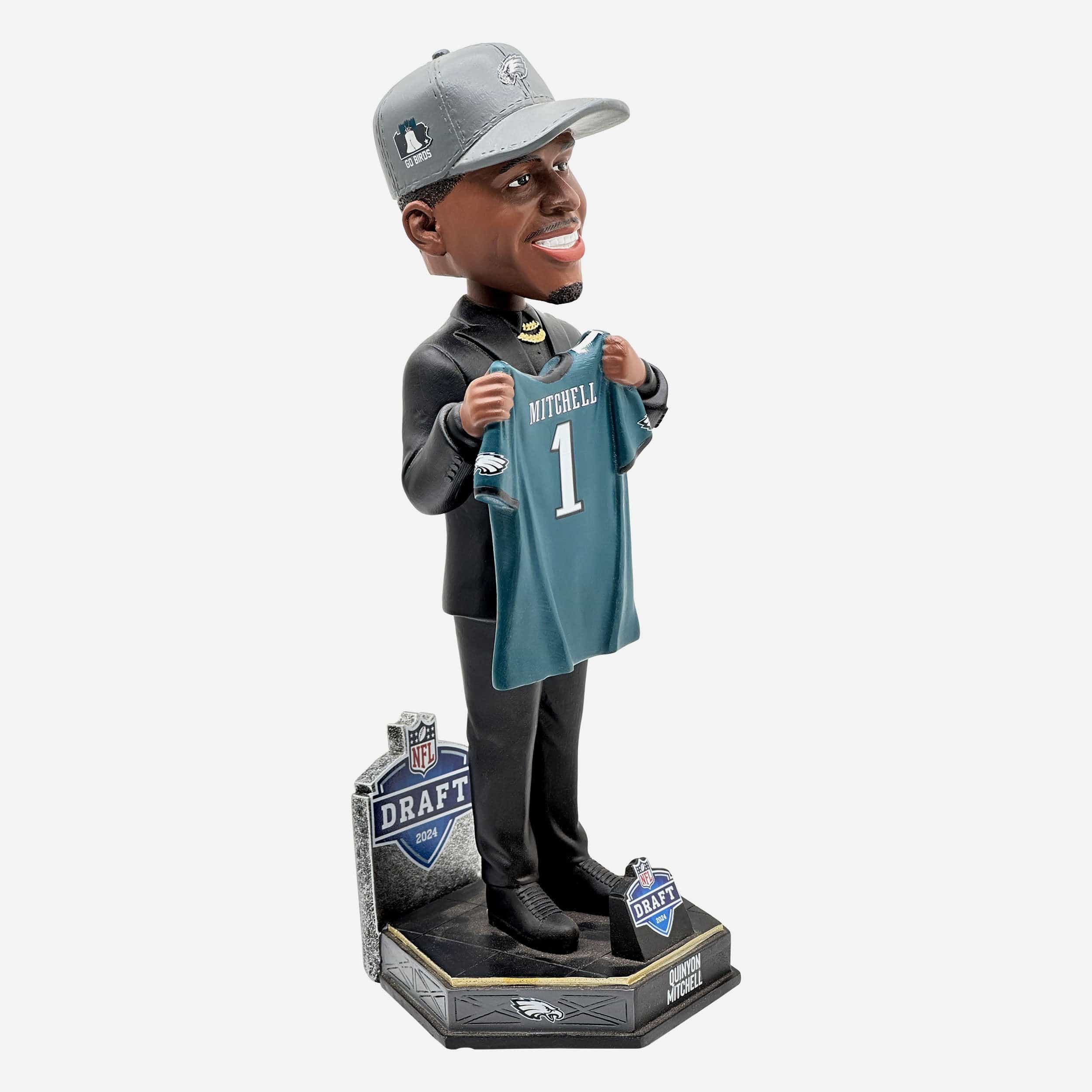 Quinyon Mitchell Philadelphia Eagles 2024 Draft Pick Bobblehead - Image 4