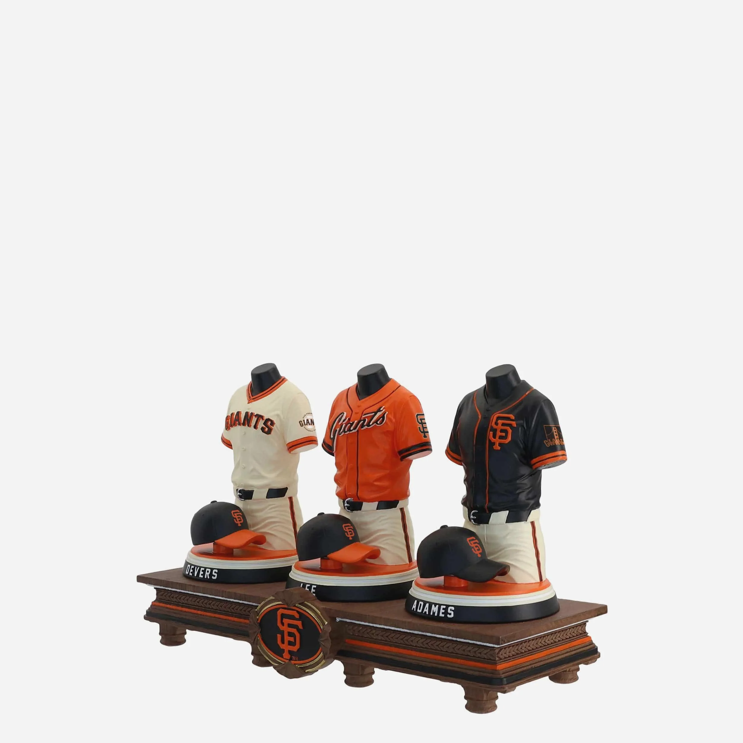 Rafael Devers & Jung Hoo Lee & Willy Adames San Francisco Giants 2026 Jersey Bust Triple Bobblehead - Image 5