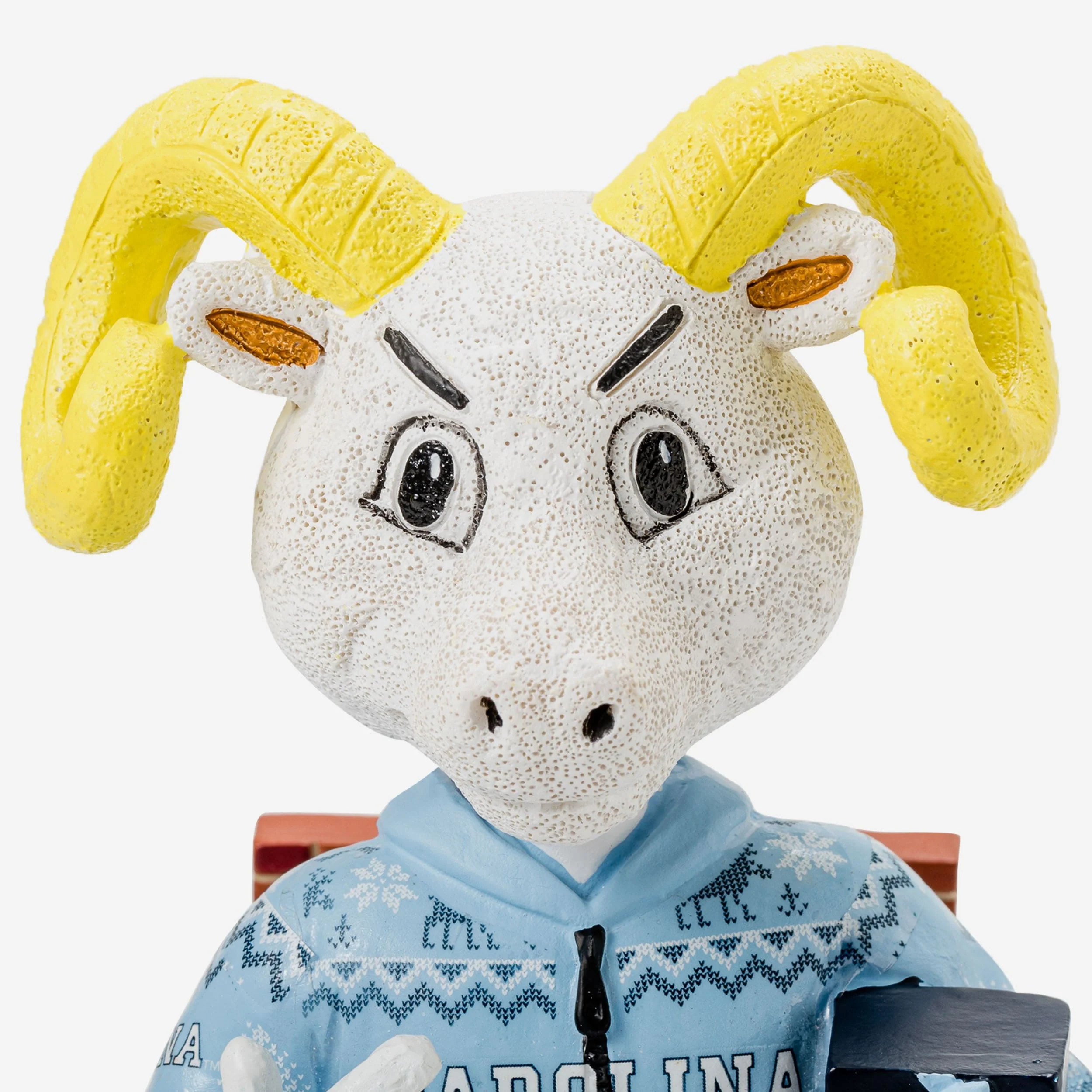 Rameses North Carolina Tar Heels Holiday Mascot Bobblehead - Image 2