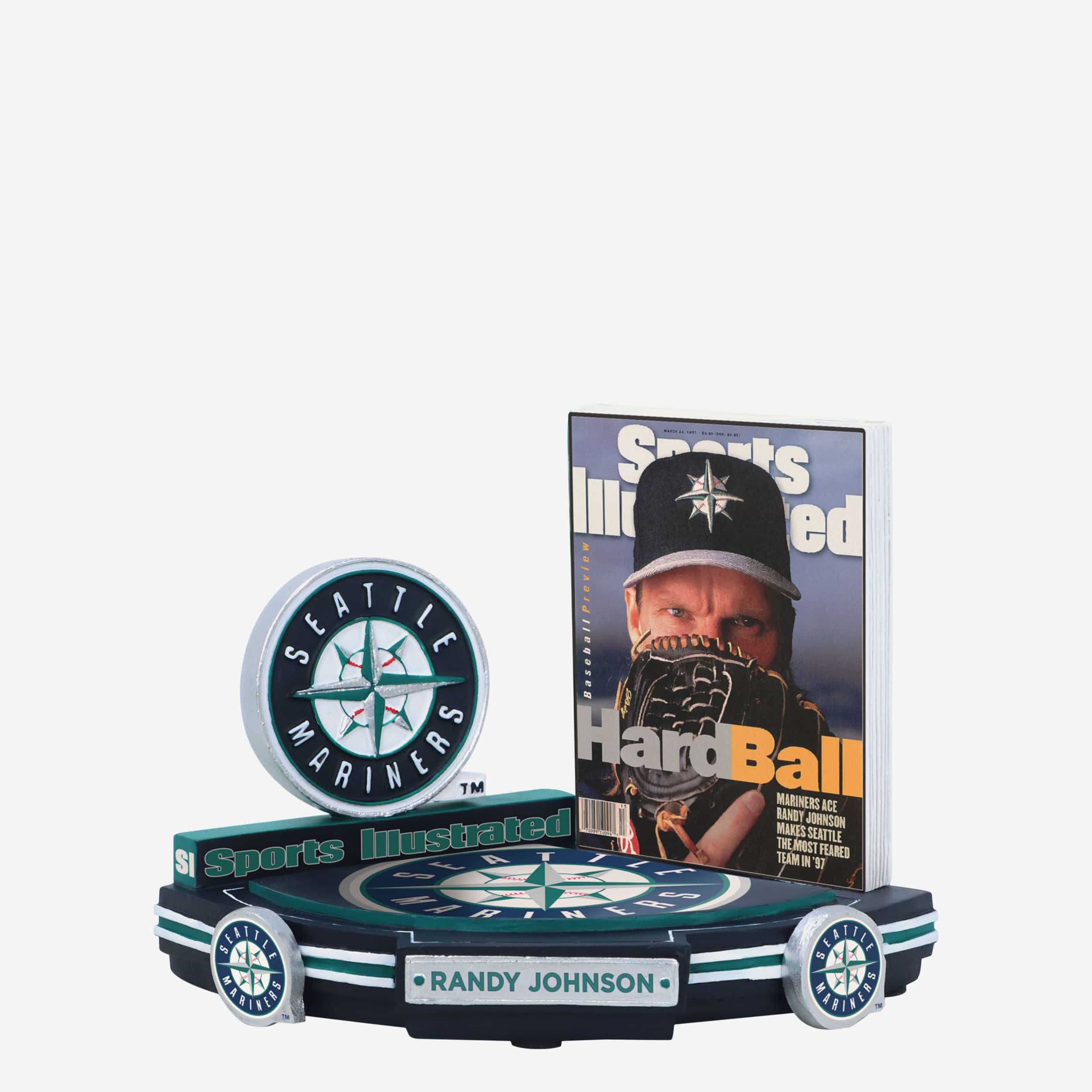 Randy Johnson Seattle Mariners Hard Ball Sports Illustrated Cover Bobblehead - Image 4