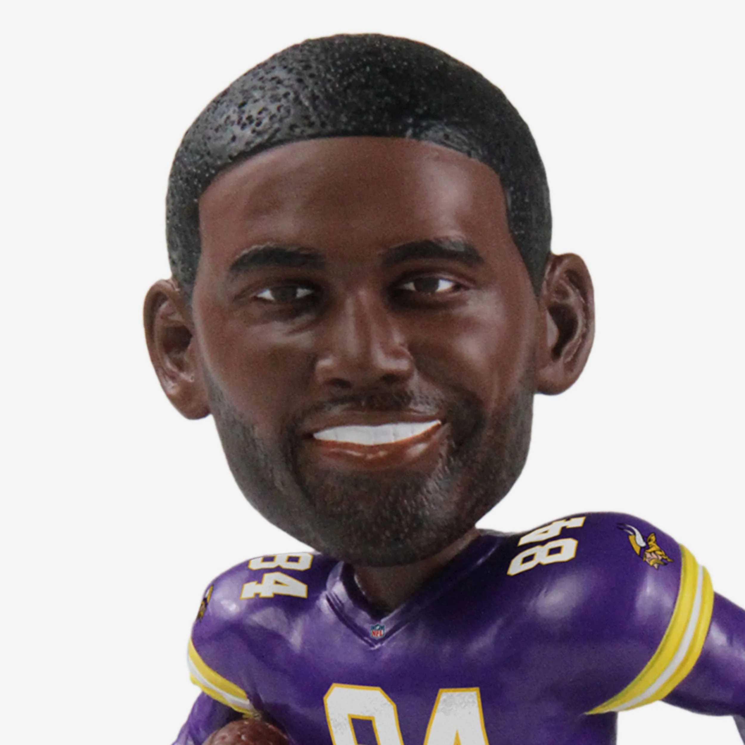 Randy Moss & Justin Jefferson Minnesota Vikings Then and Now Bobblehead - Image 2