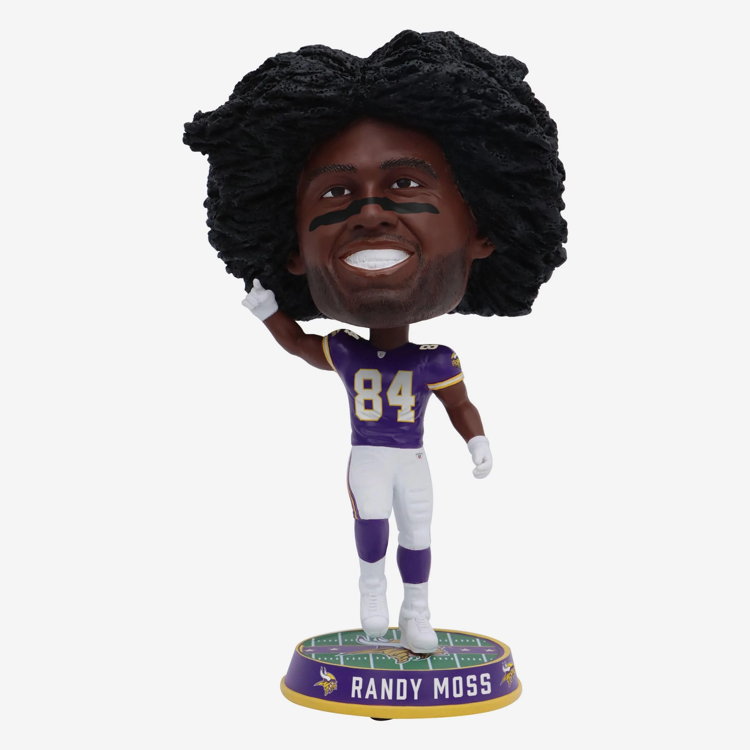 Randy Moss Minnesota Vikings Field Stripe Bighead Bobblehead