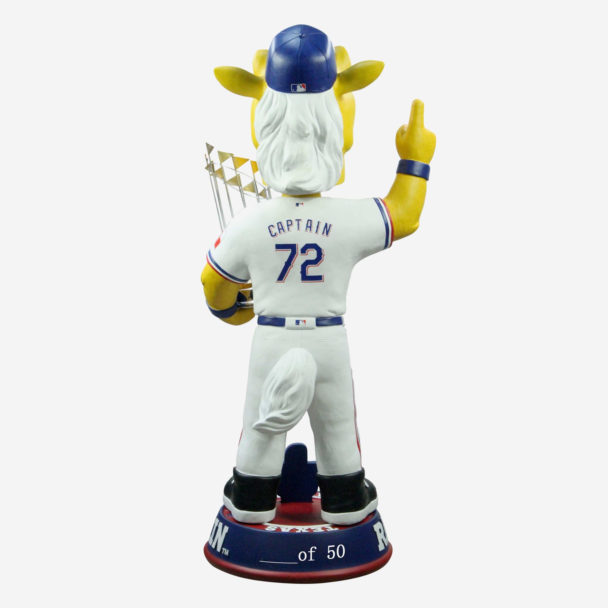Rangers Captain Texas Rangers 2023 World Series Champions 3 Ft Bobblehead - Image 5