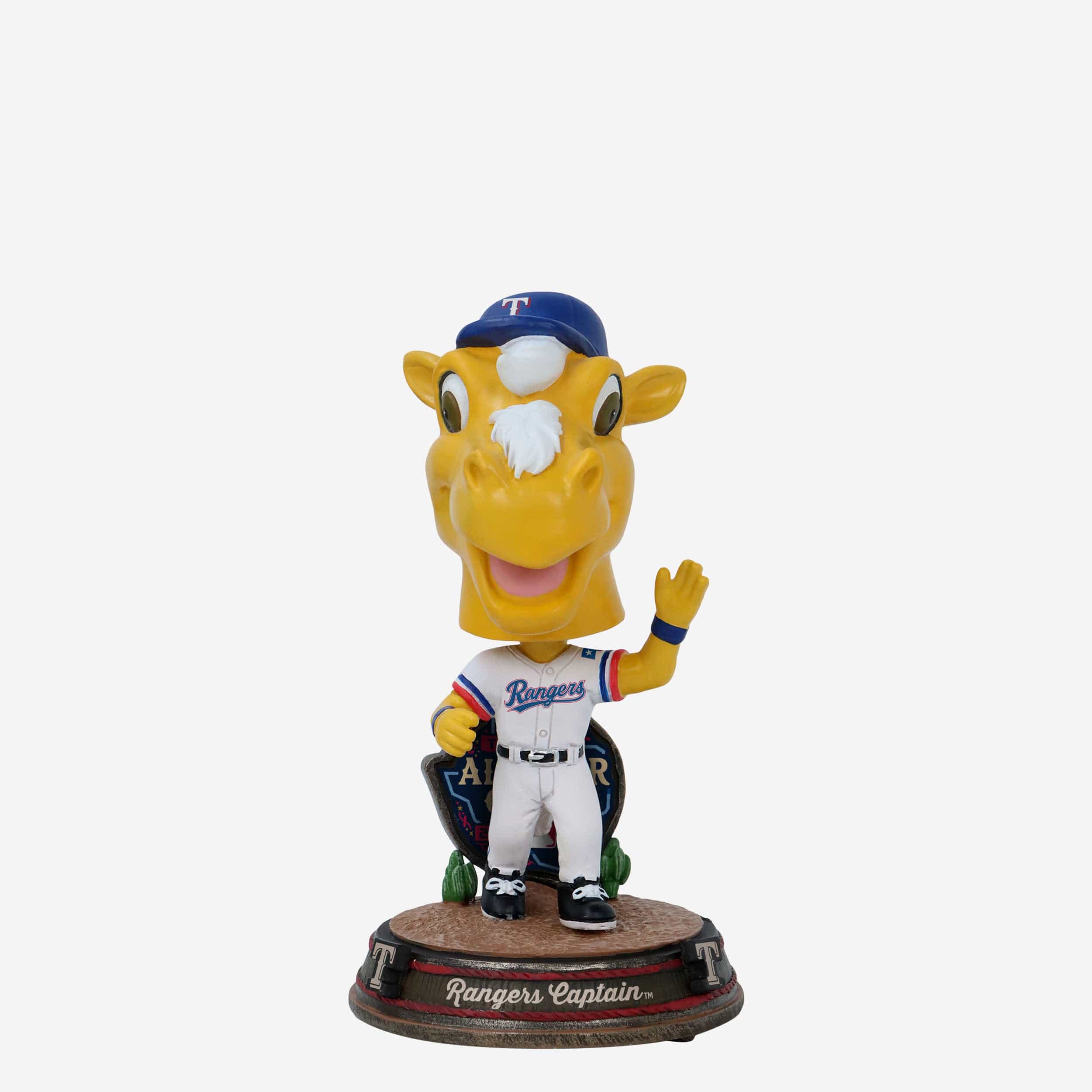 Rangers Captain Texas Rangers 2024 All-Star Bobbles on Parade Mascot Mini Bighead Bobblehead