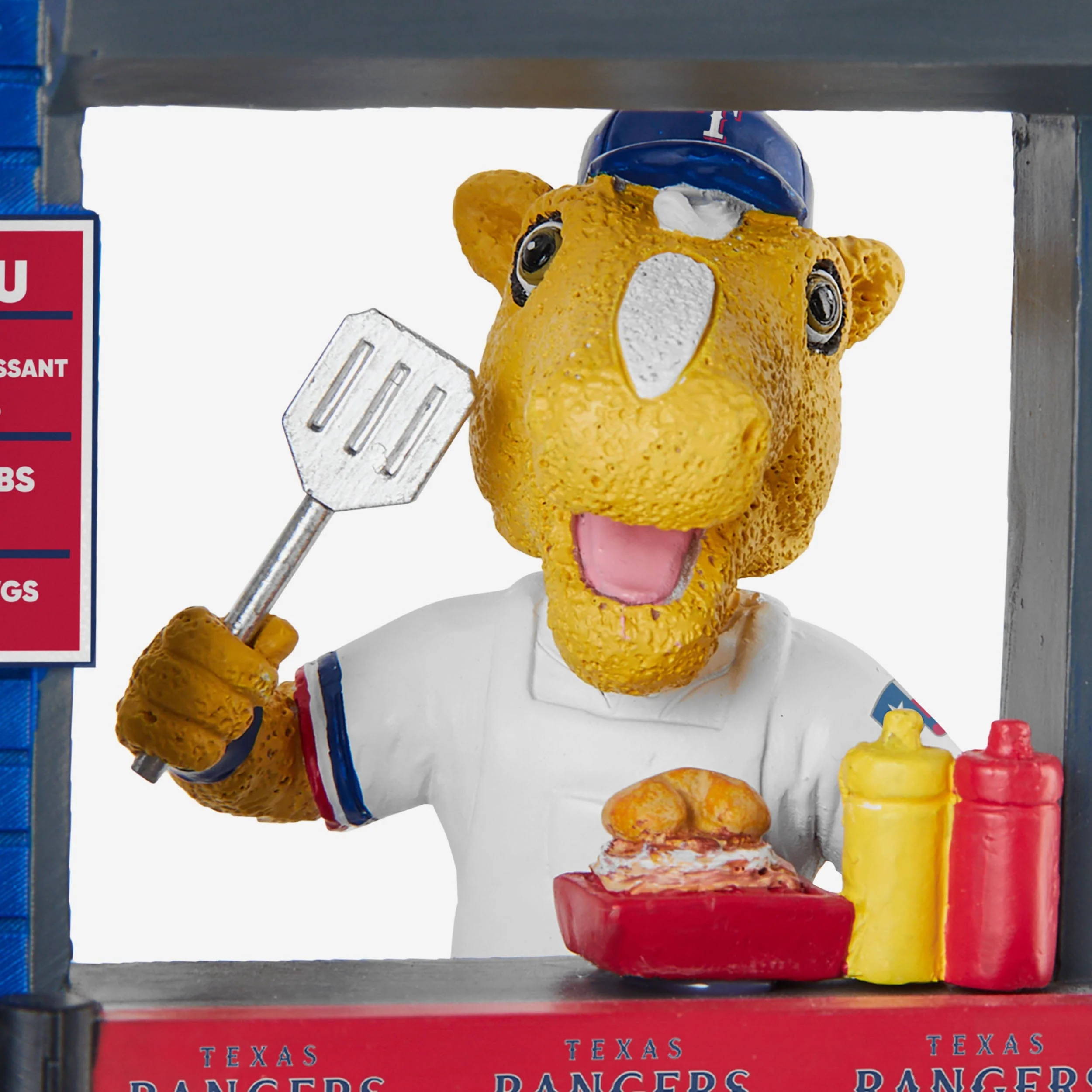 Rangers Captain Texas Rangers 2024 Opening Day Mascot Bobblehead - Image 2