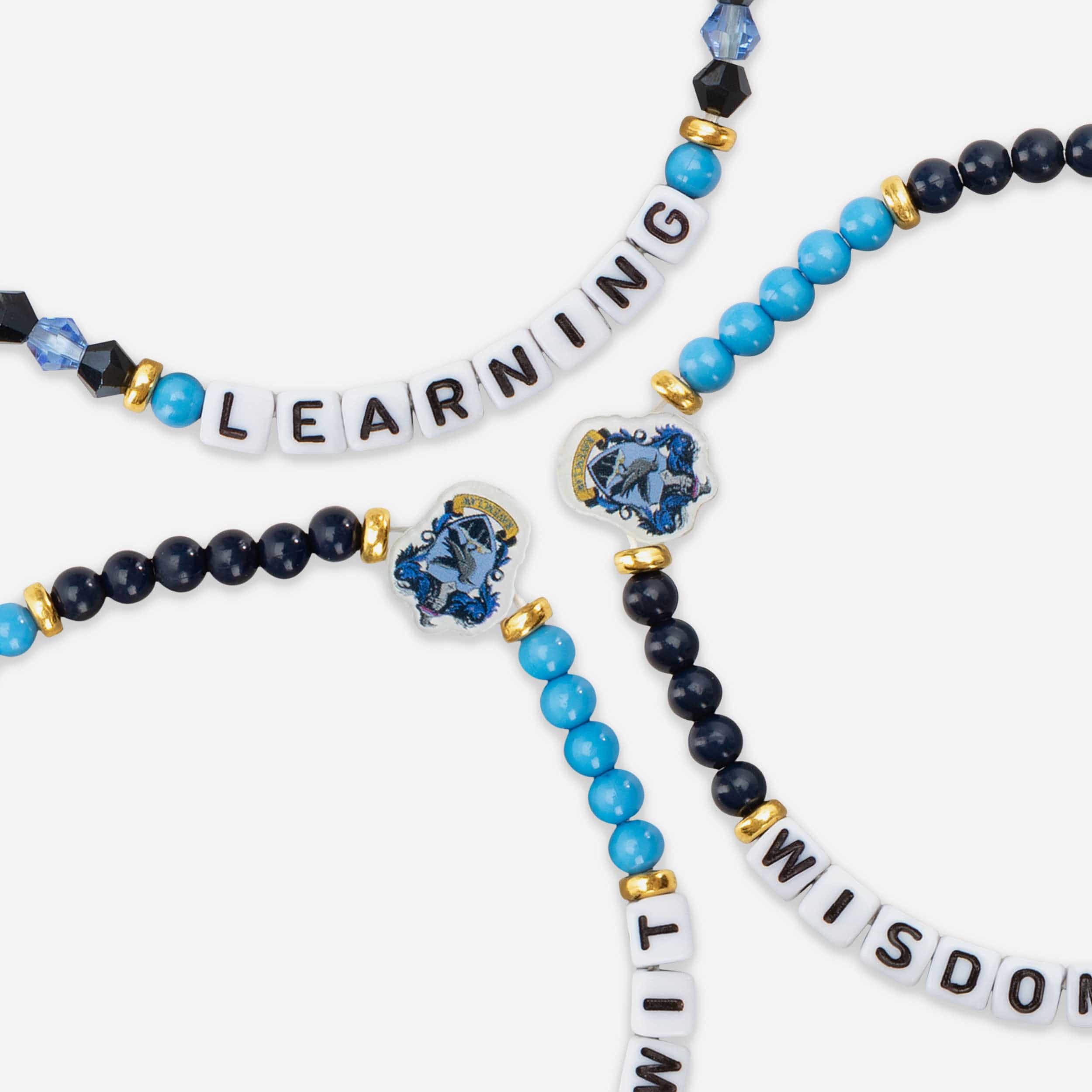 Ravenclaw Harry Potter 3 Pack Friendship Bracelet - Image 2