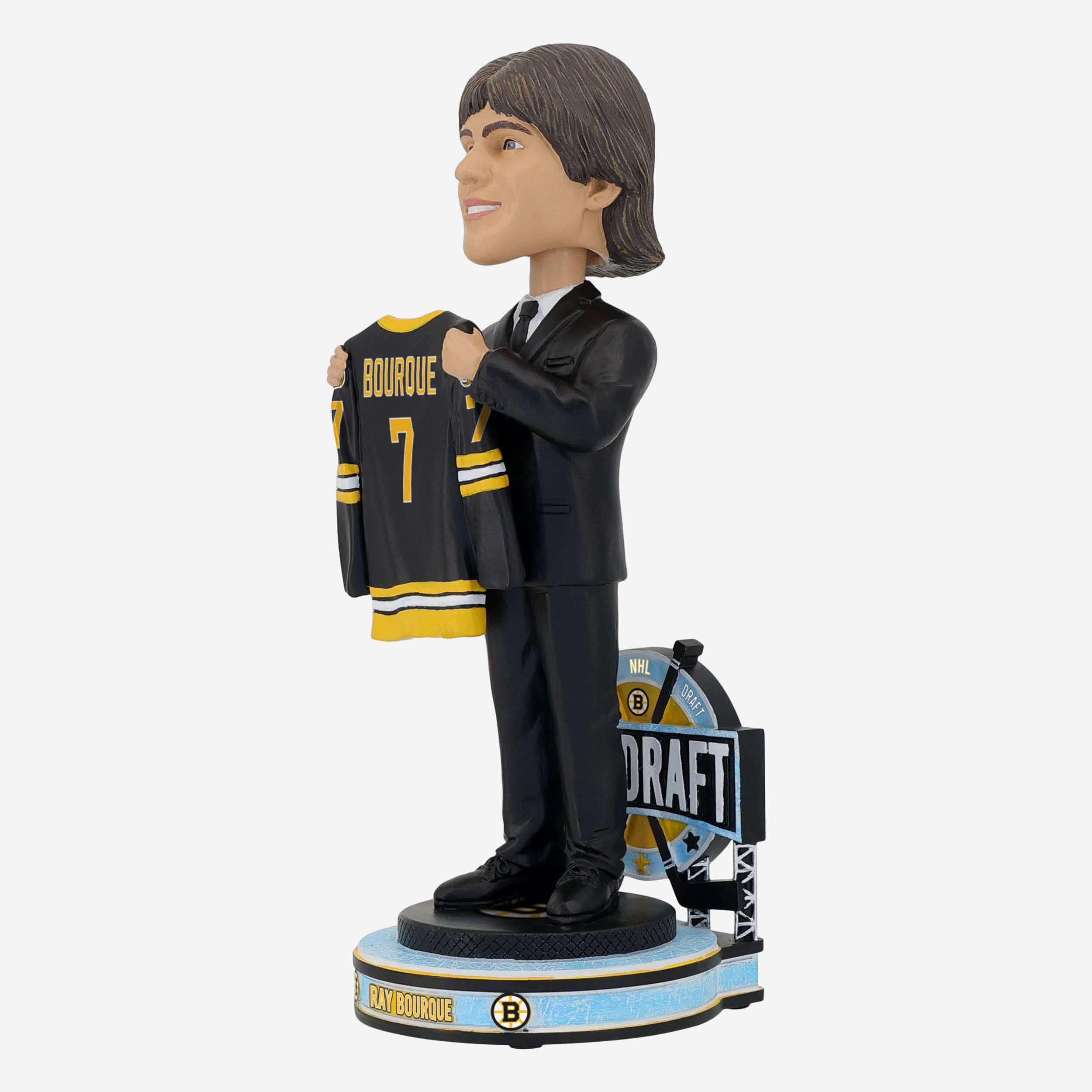 Ray Bourque Boston Bruins 1979 Draft Pick Bobblehead - Image 4