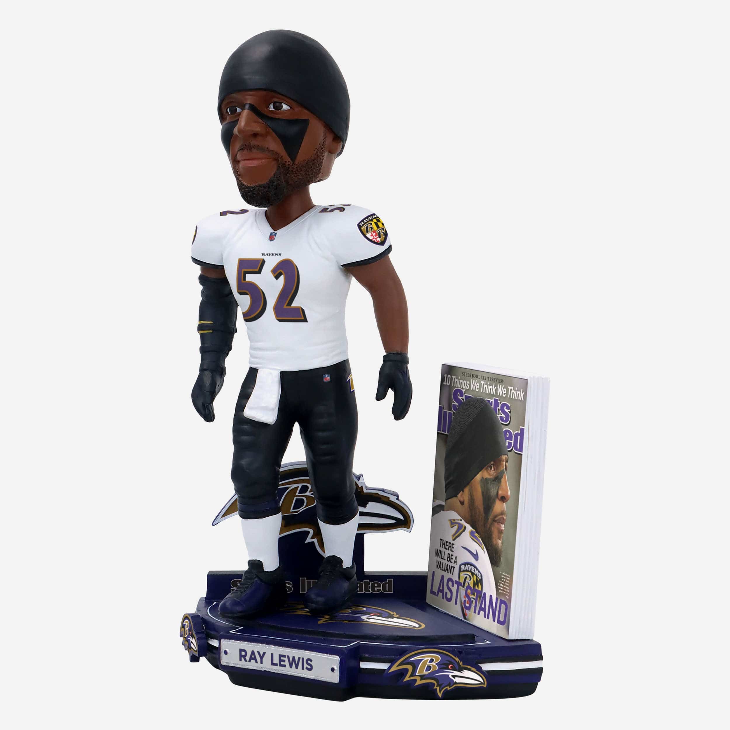Ray Lewis Baltimore Ravens Valiant Last Stand Sports Illustrated Cover Bobblehead - Image 5