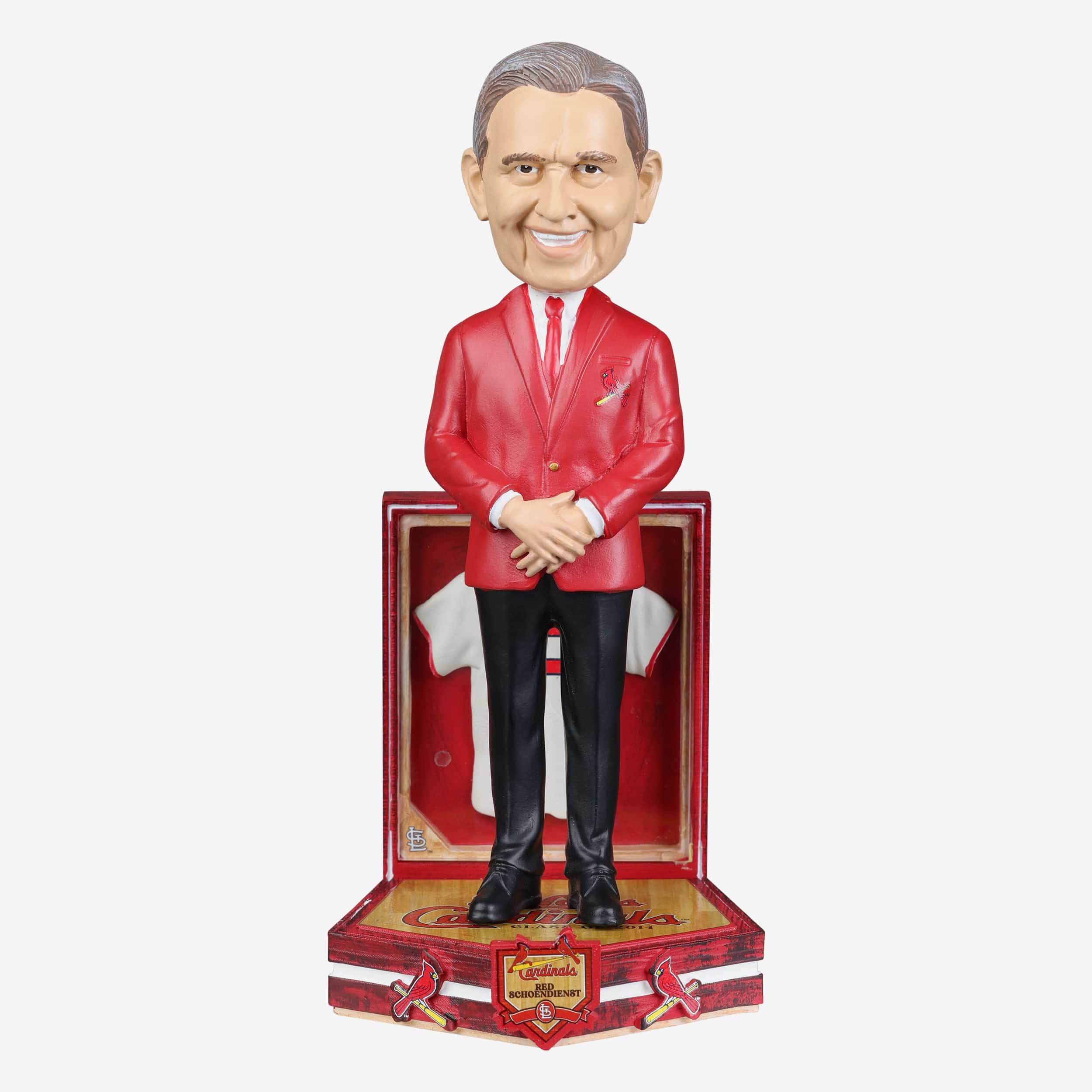 Red Schoendienst St Louis Cardinals Red Jacket Bobblehead