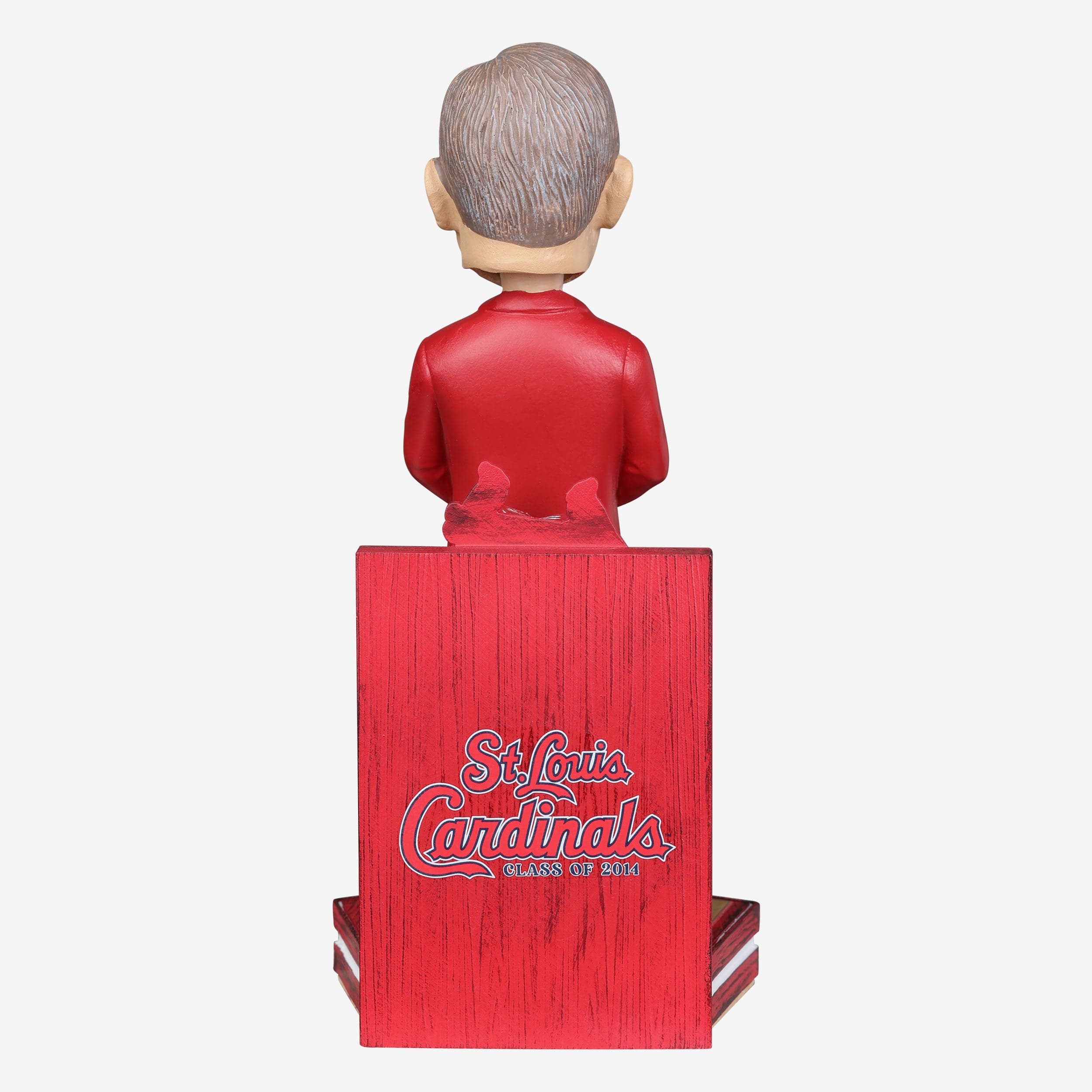 Red Schoendienst St Louis Cardinals Red Jacket Bobblehead - Image 5