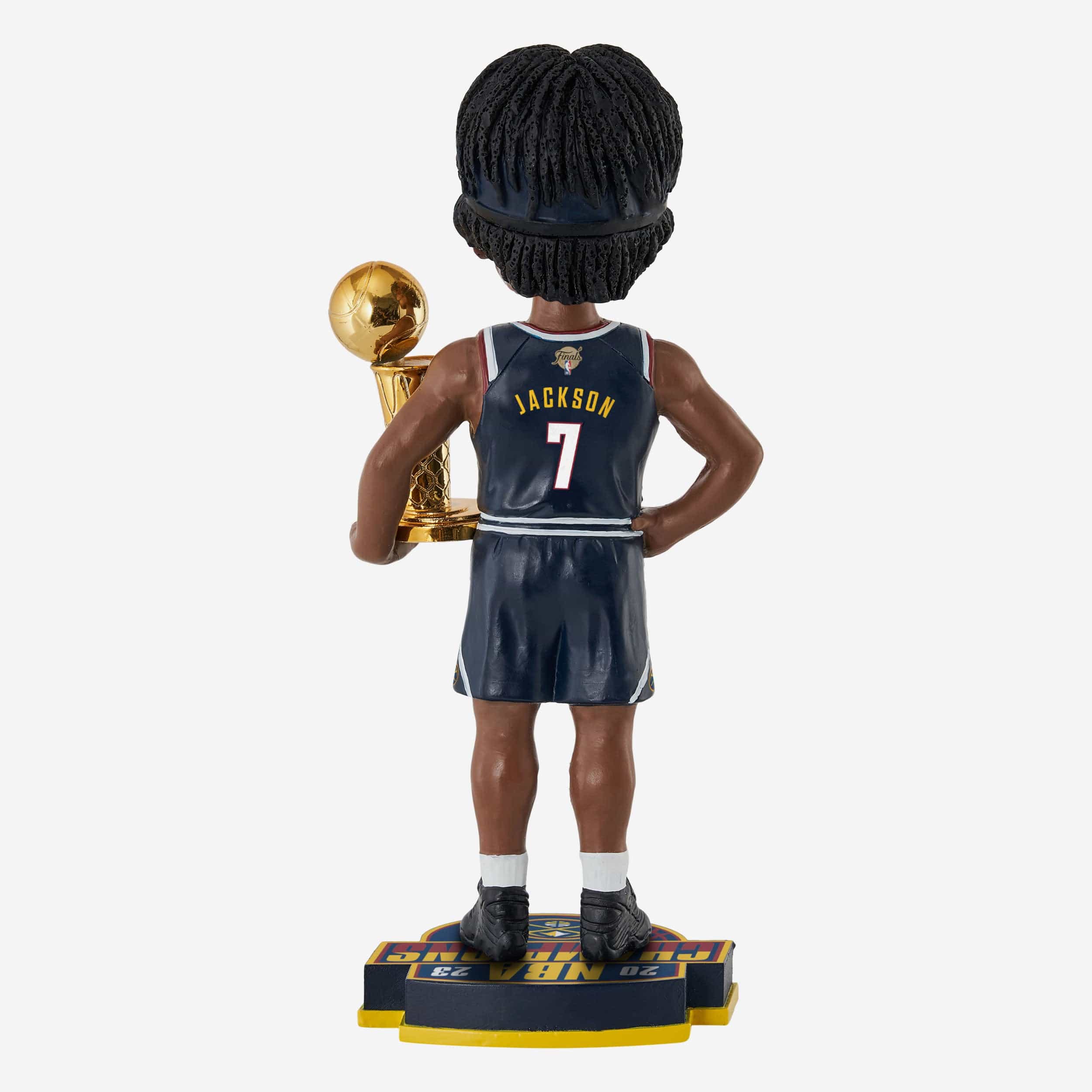 Reggie Jackson Denver Nuggets 2023 NBA Champions Bobblehead - Image 2