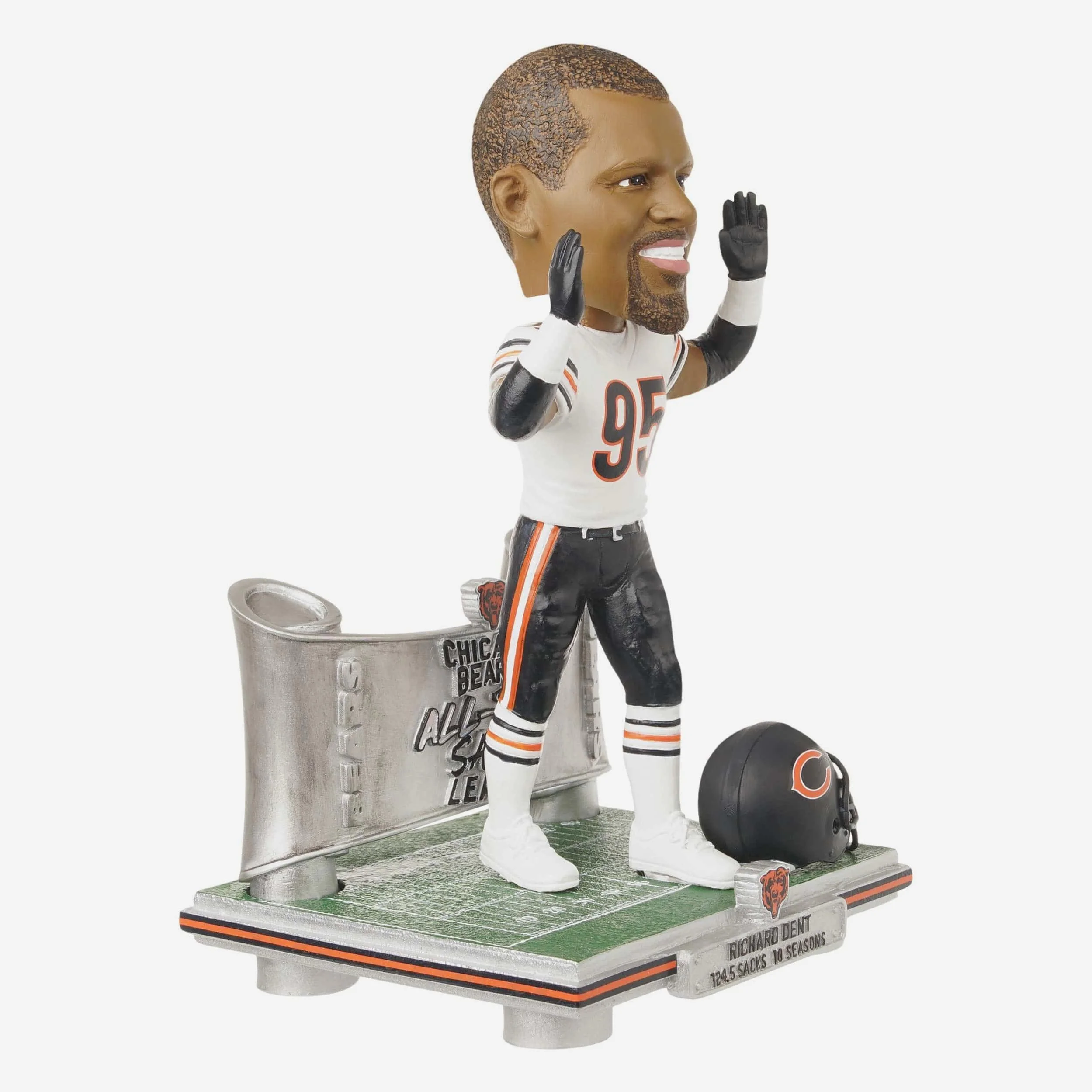 Richard Dent Chicago Bears All-Time Sack Leader Bobblehead - Image 3