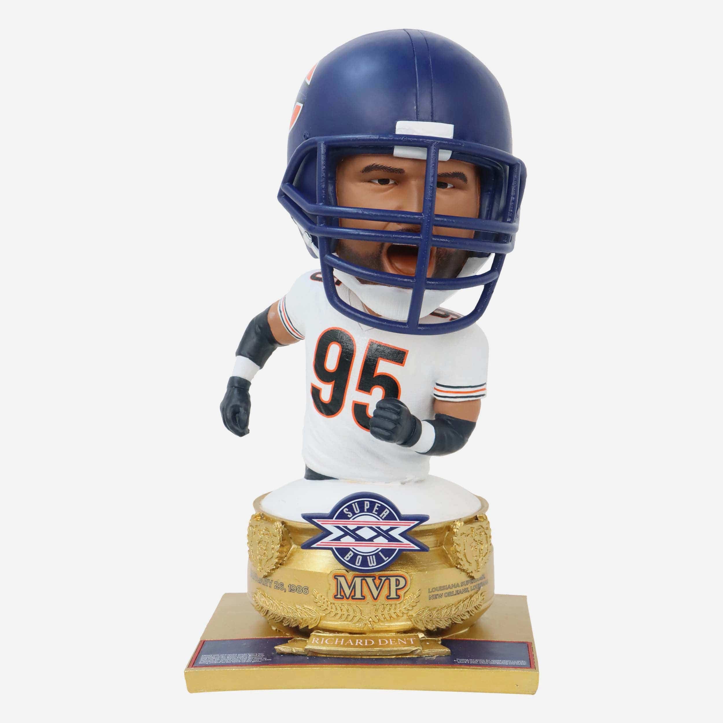 Richard Dent Chicago Bears Super Bowl XX MVP Bust Bighead Bobblehead