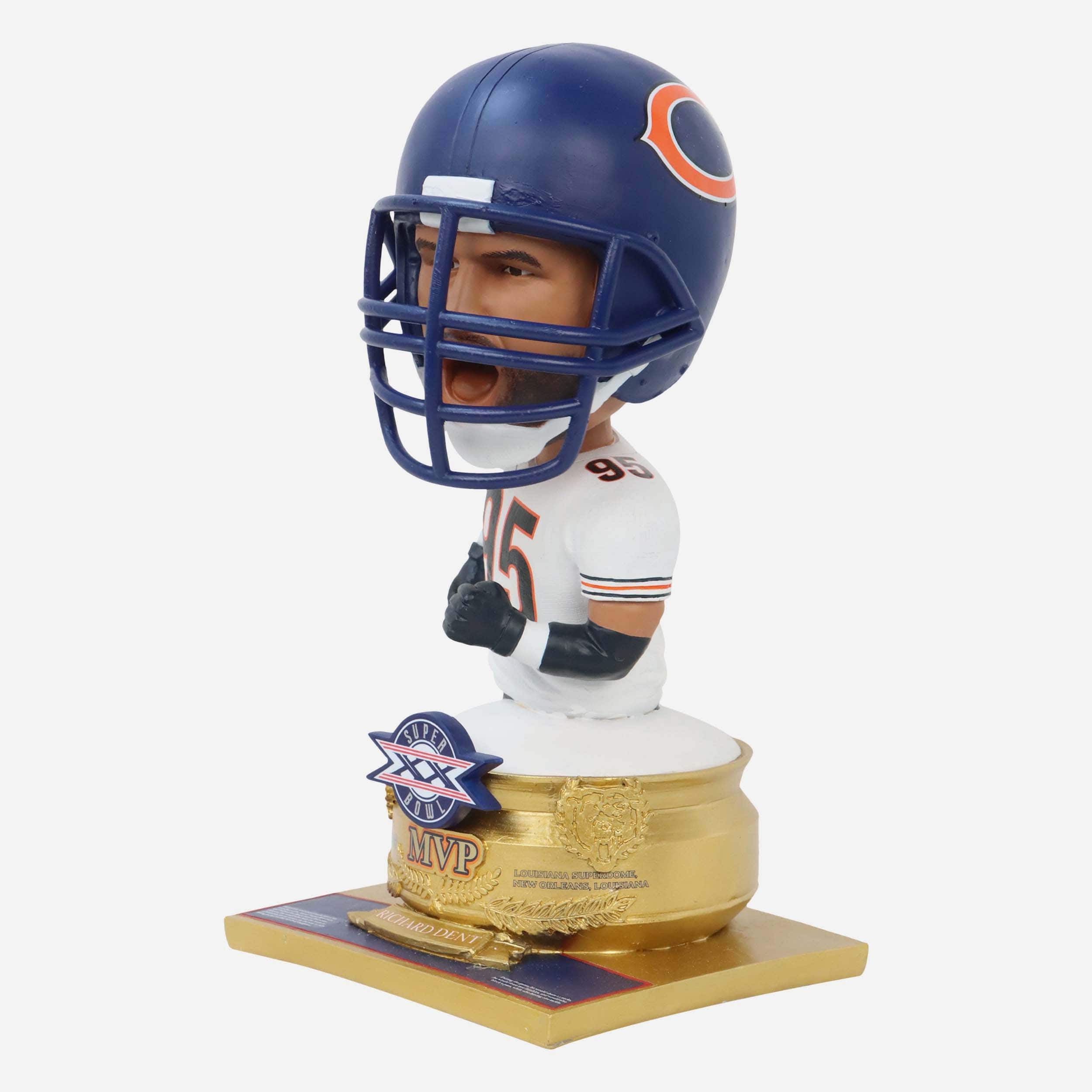 Richard Dent Chicago Bears Super Bowl XX MVP Bust Bighead Bobblehead - Image 6