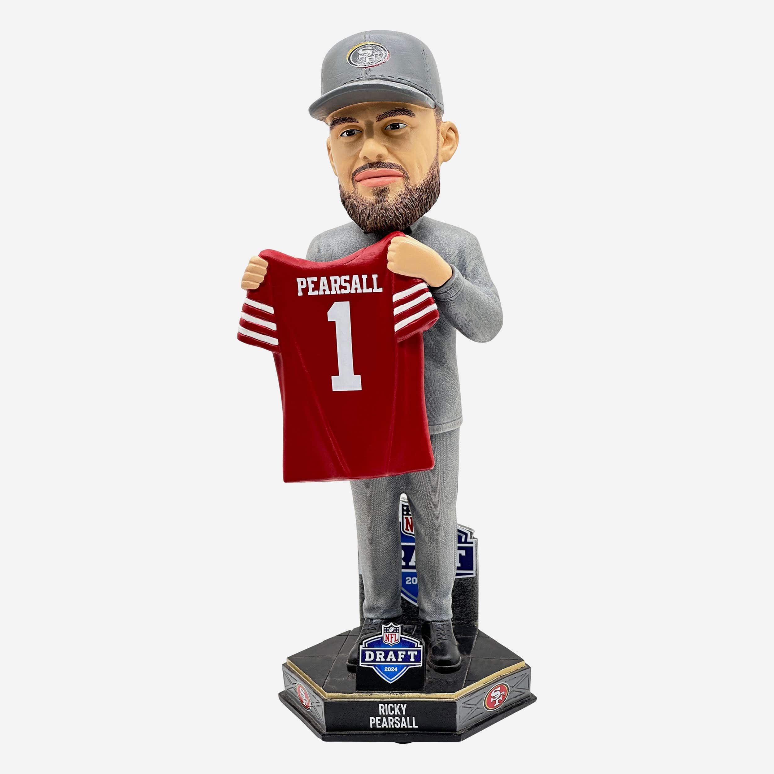 Ricky Pearsall San Francisco 49ers 2024 Draft Pick Bobblehead
