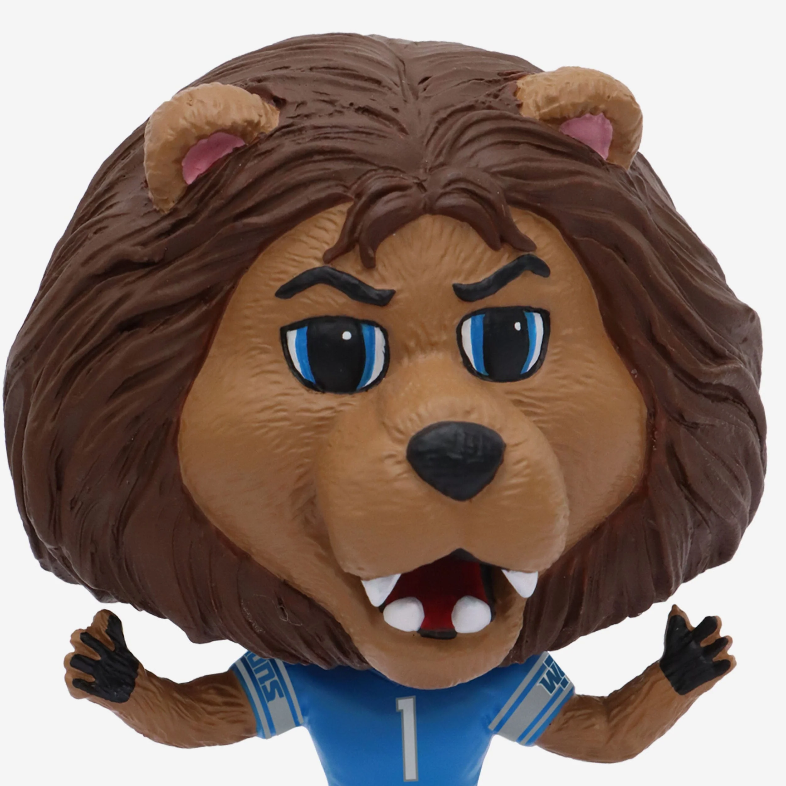 Roary Detroit Lions Mascot Field Stripe Mini Bighead Bobblehead - Image 2
