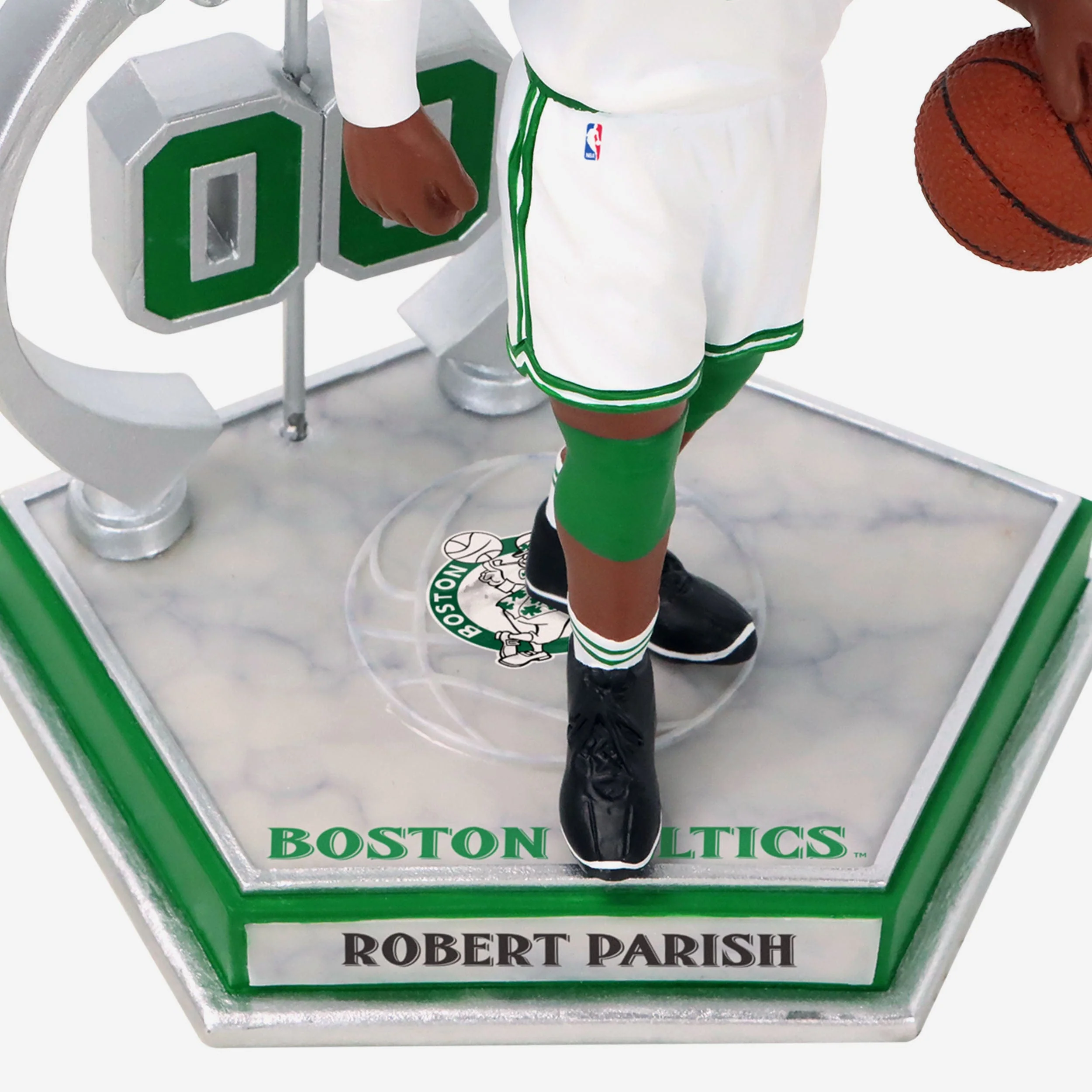 Robert Parish Boston Celtics Legendary Number 00 Bobblehead - Image 3
