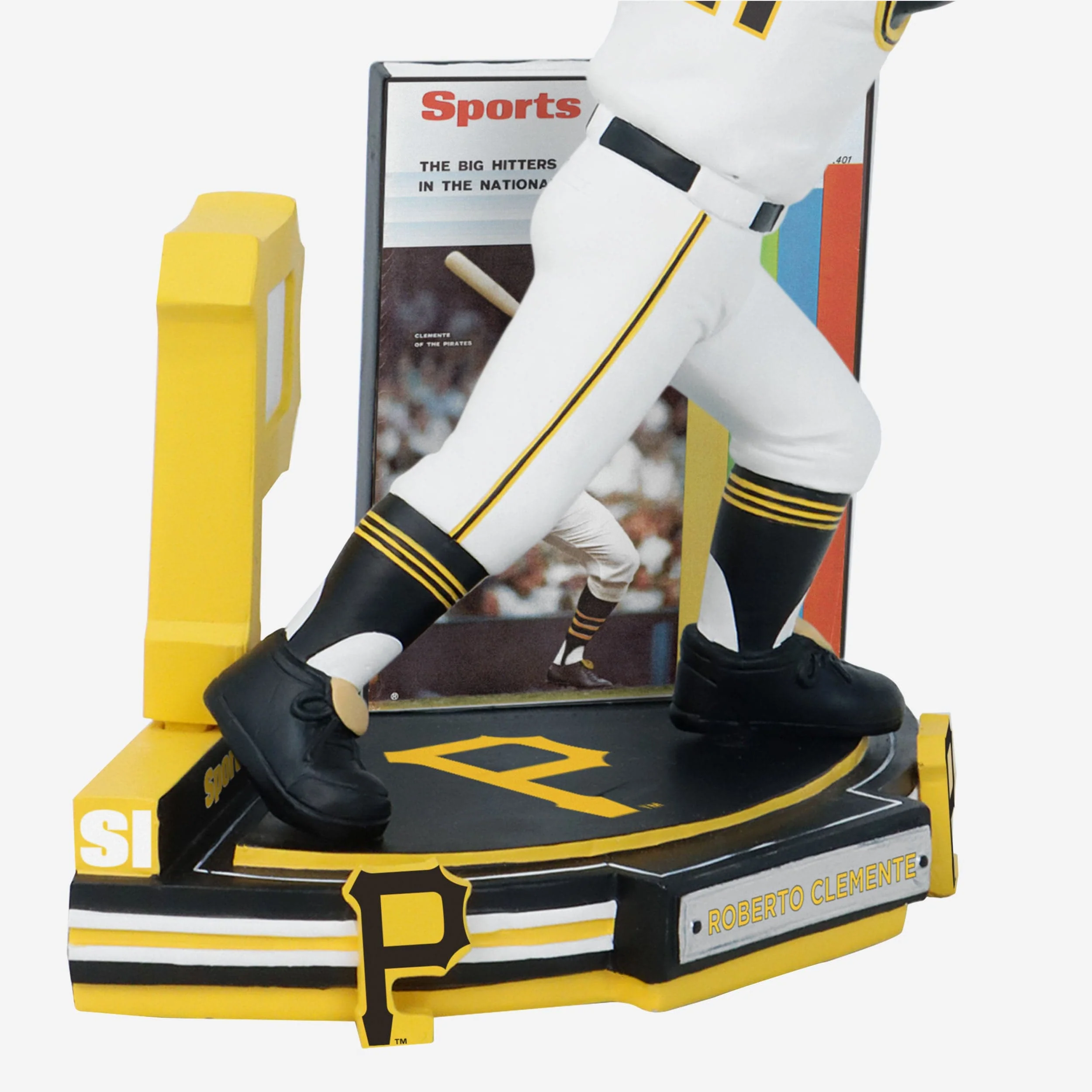 Roberto Clemente Pittsburgh Pirates Sports Illustrated Cover Bobblehead - Image 3