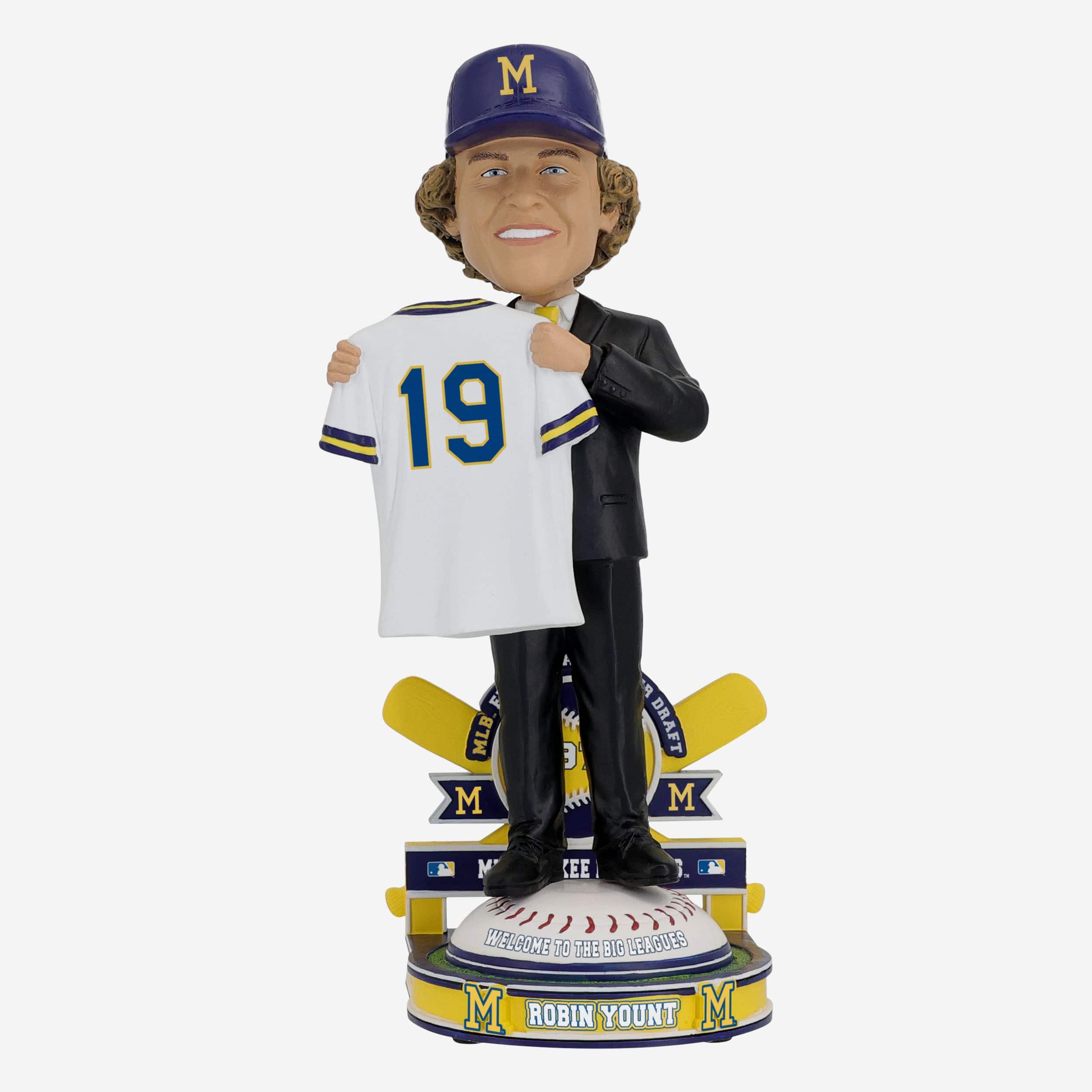 Robin Yount Milwaukee Brewers 1973 Draft Pick Bobblehead