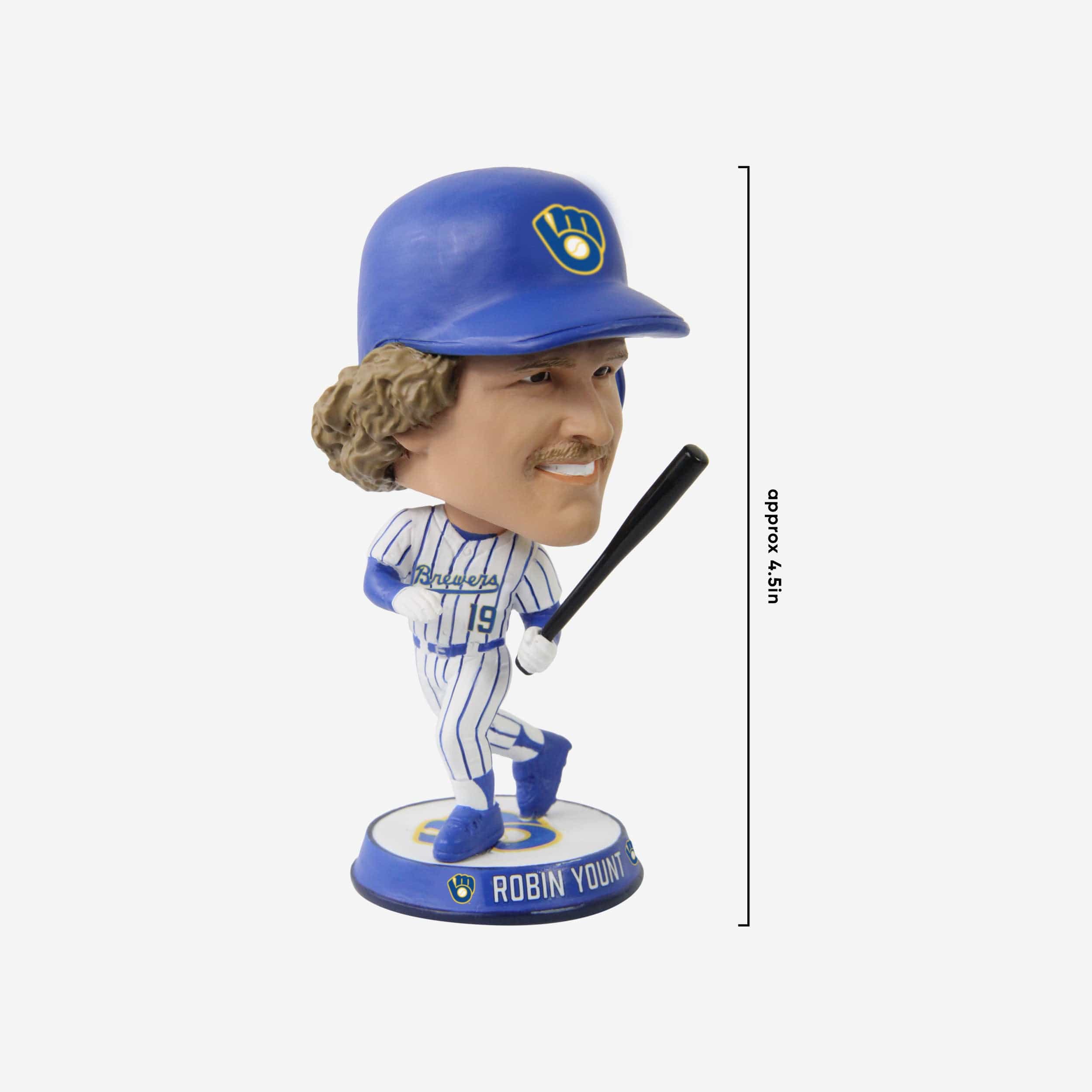 Robin Yount Milwaukee Brewers Mini Bighead Bobblehead - Image 4