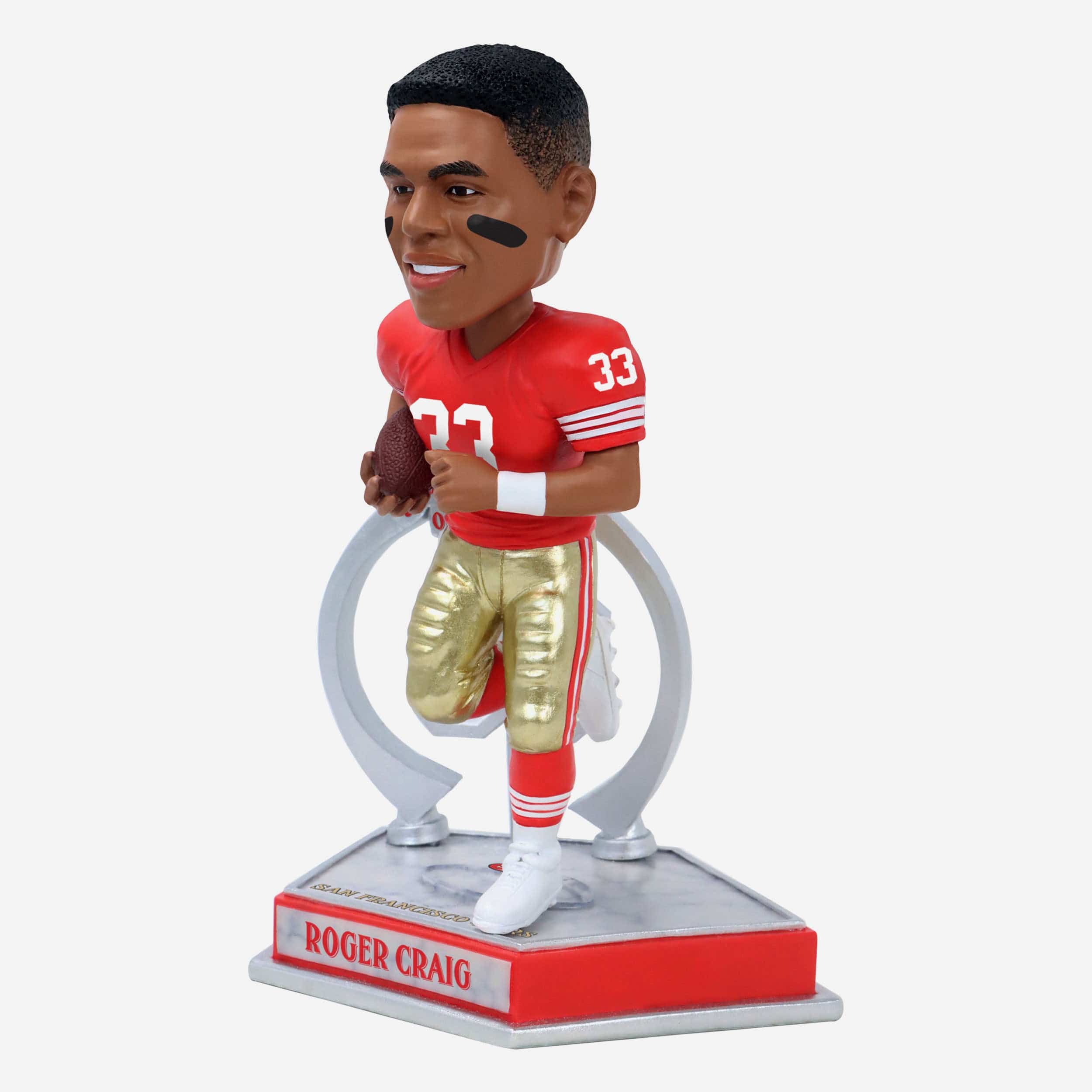 Roger Craig San Francisco 49ers Legendary Number 33 Bobblehead - Image 4