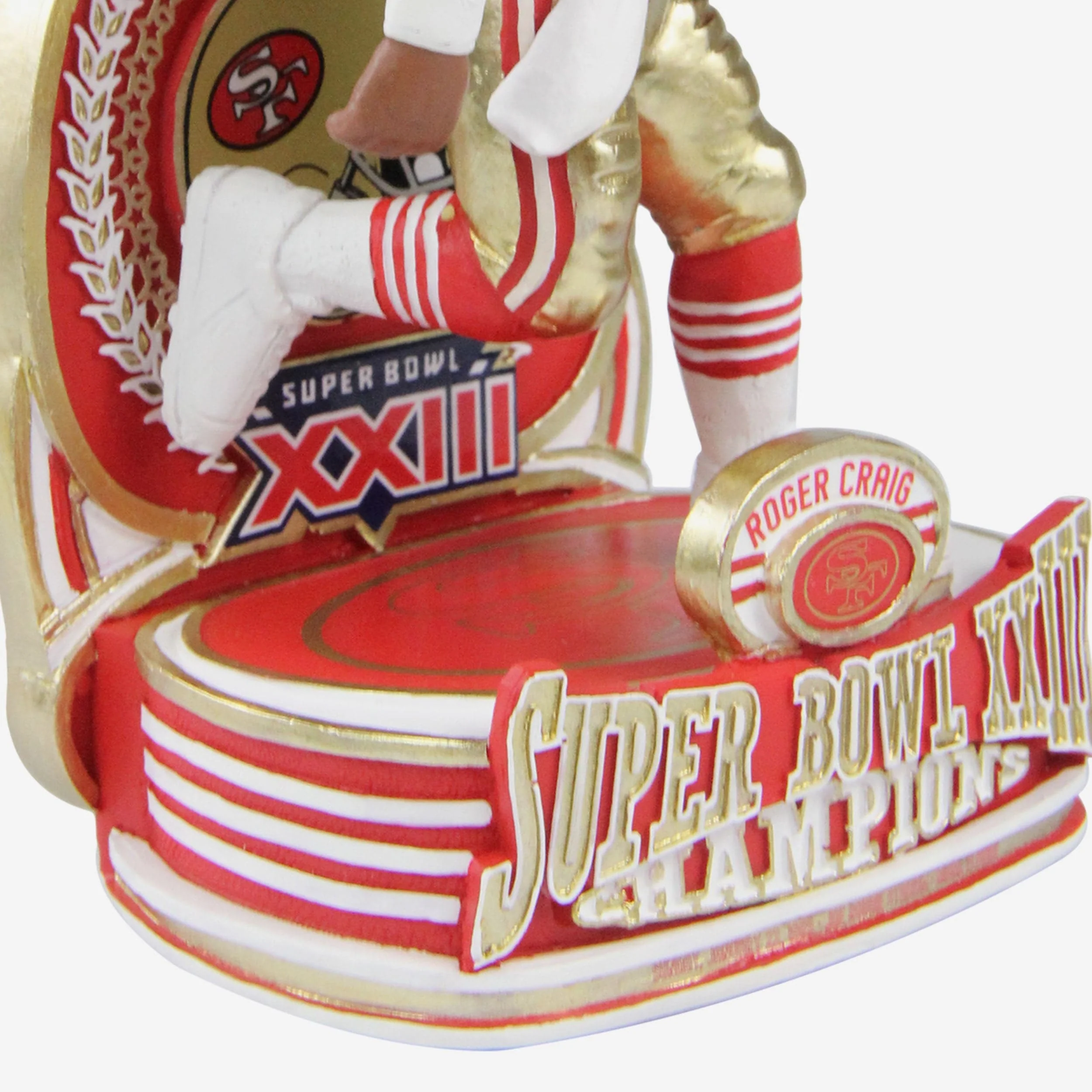 Roger Craig San Francisco 49ers Super Bowl XXIII Champions Commemorative Bobblehead - Image 3