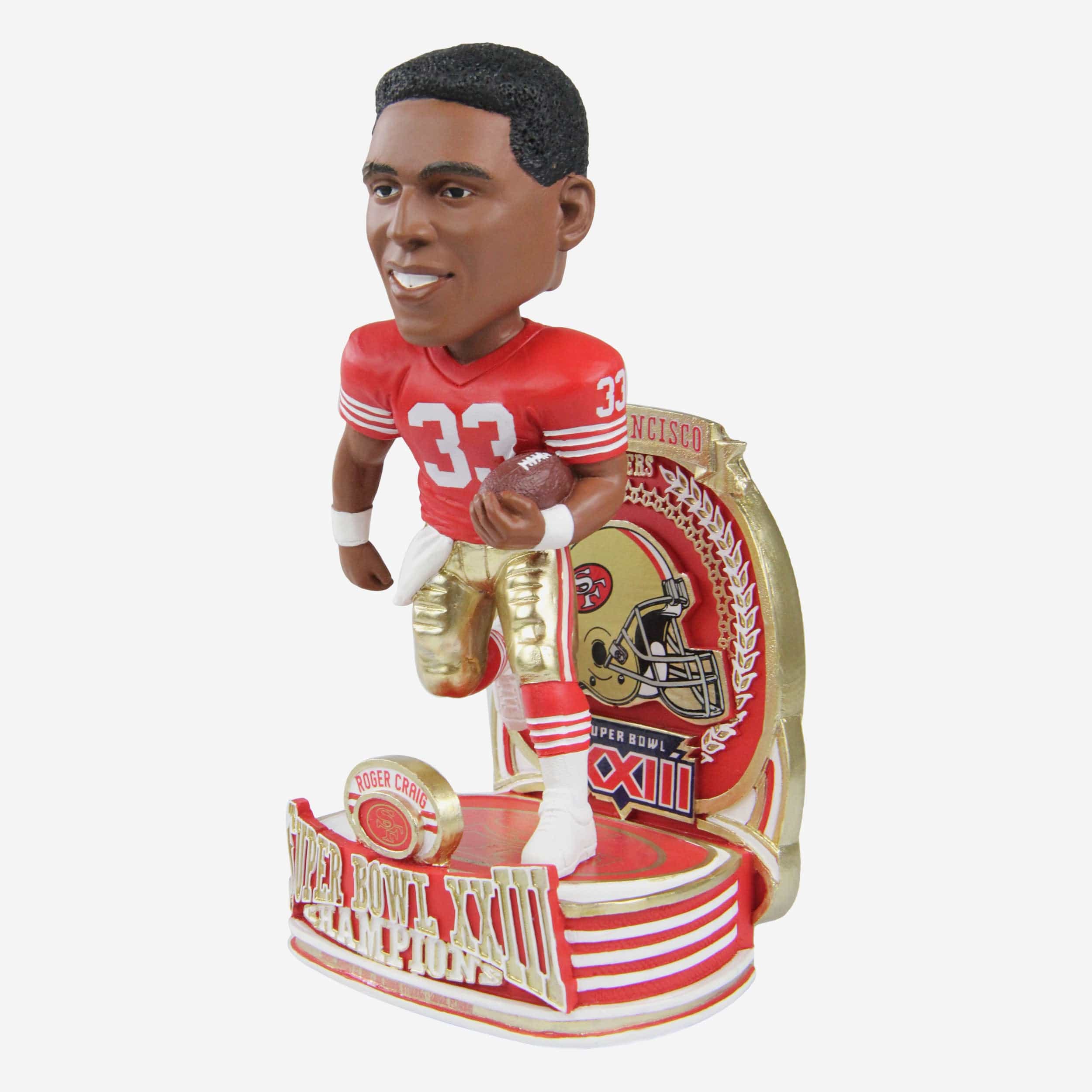 Roger Craig San Francisco 49ers Super Bowl XXIII Champions Commemorative Bobblehead - Image 4