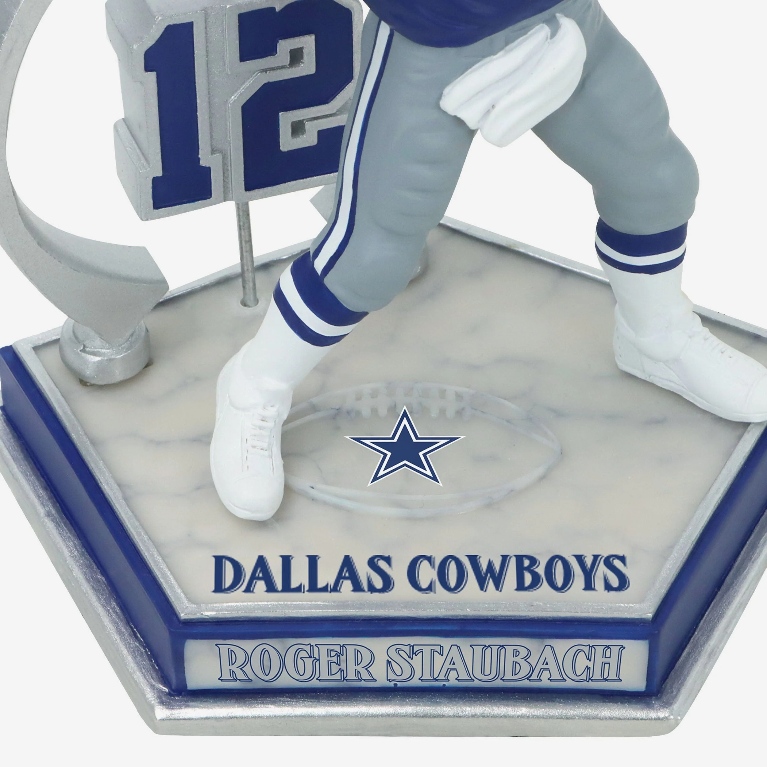 Roger Staubach Dallas Cowboys Legendary Number 12 Bobblehead - Image 3