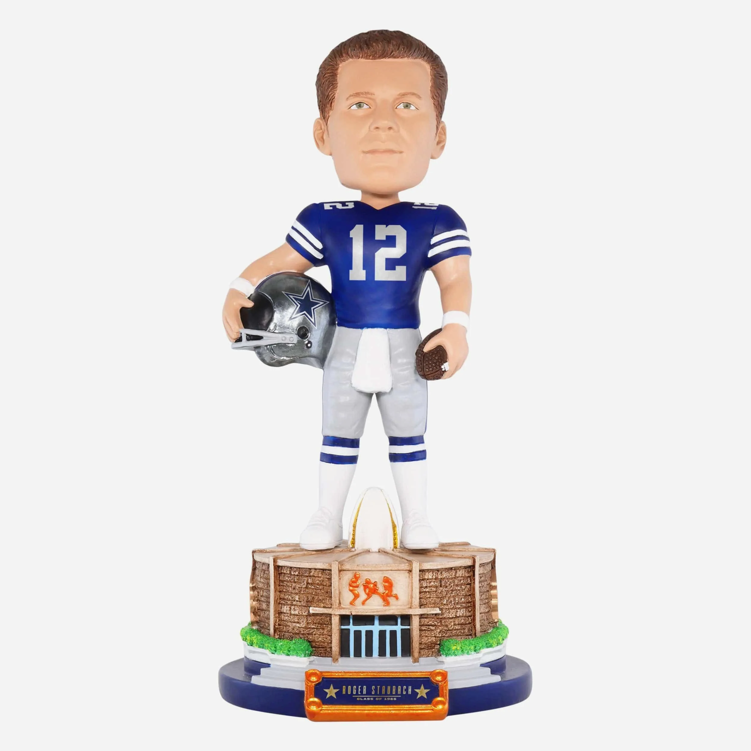 Roger Staubach Dallas Cowboys Pro Football Hall of Fame Bobblehead