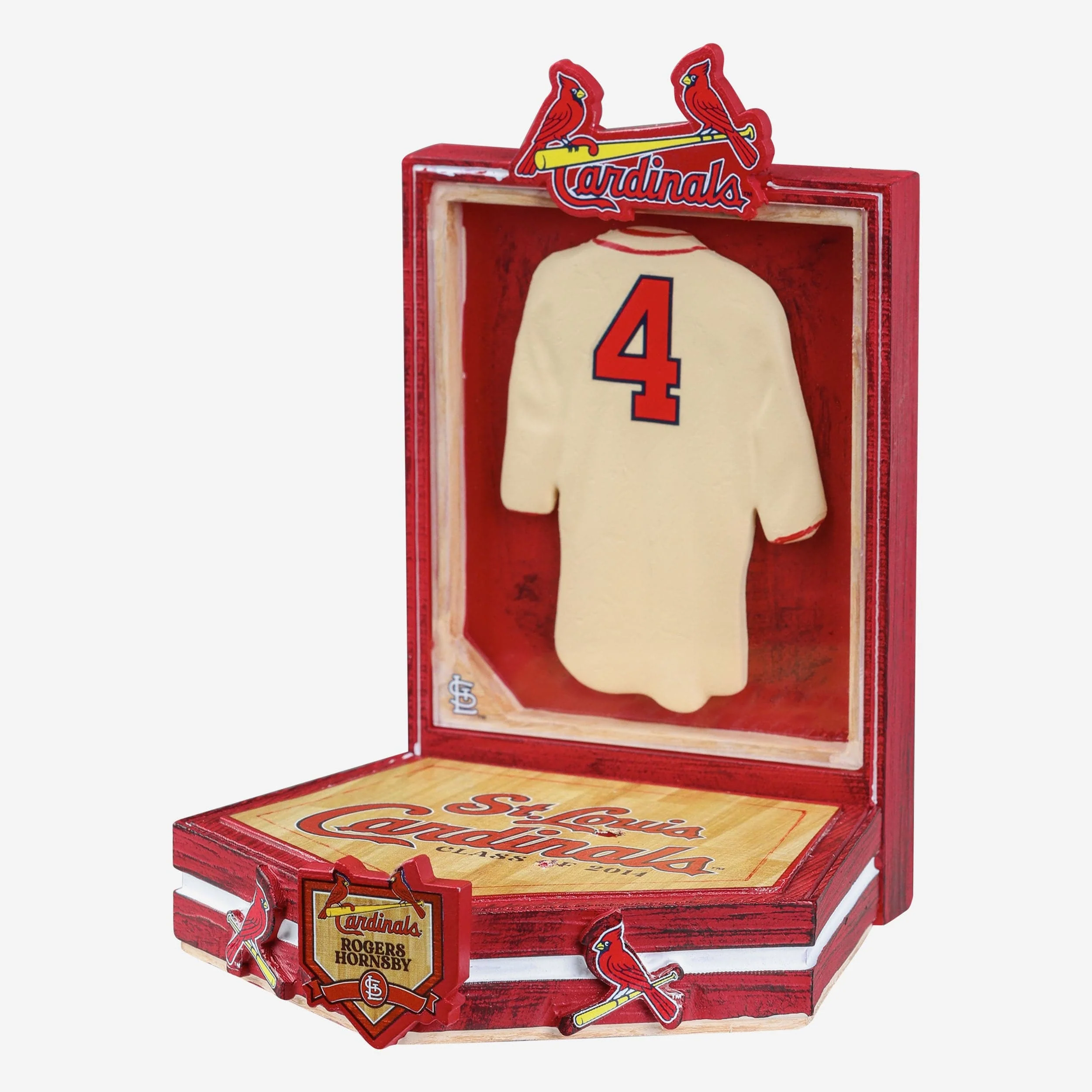 Rogers Hornsby St Louis Cardinals Red Jacket Bobblehead - Image 3