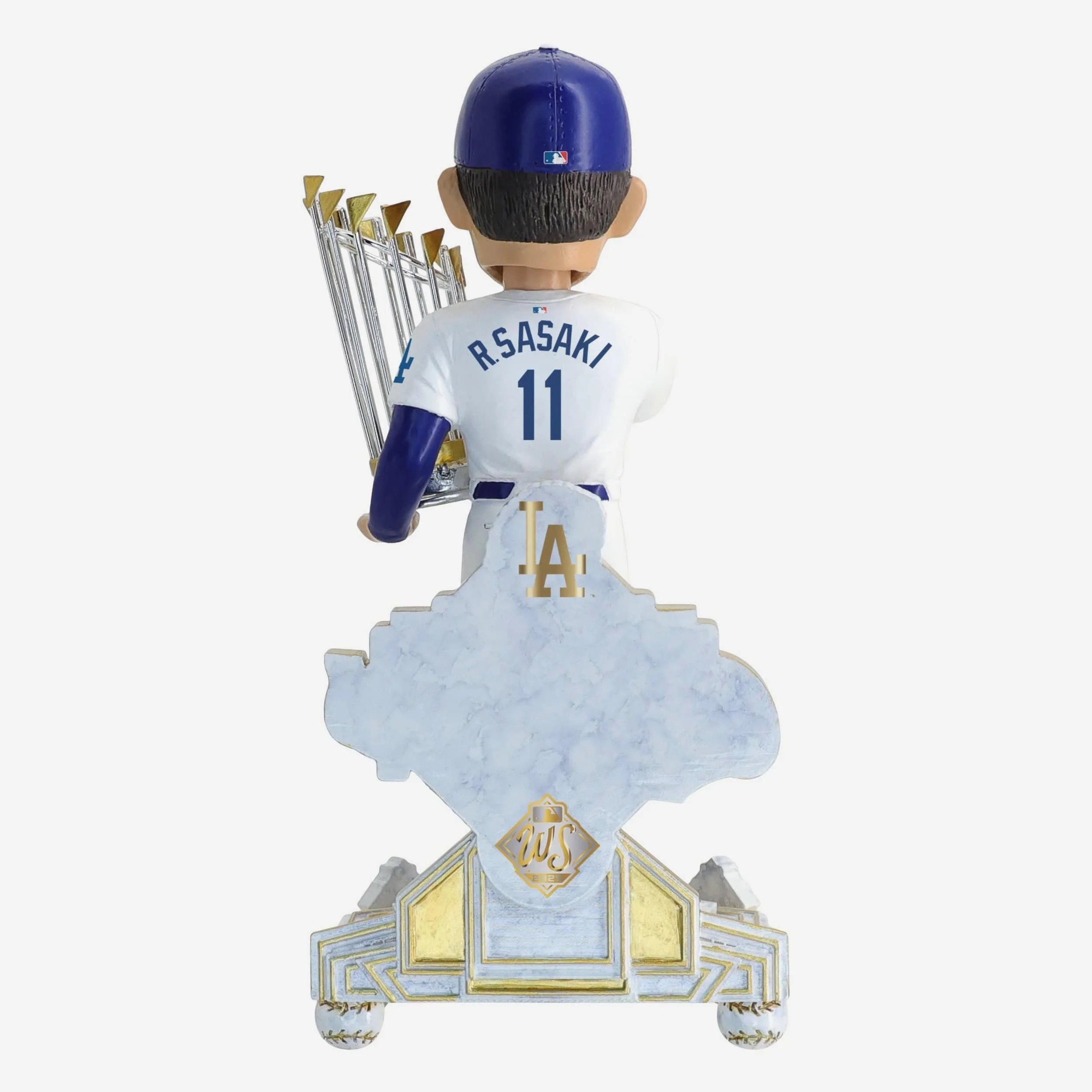 Roki Sasaki Los Angeles Dodgers 2025 World Series Champions Celebration Bobblehead - Image 2