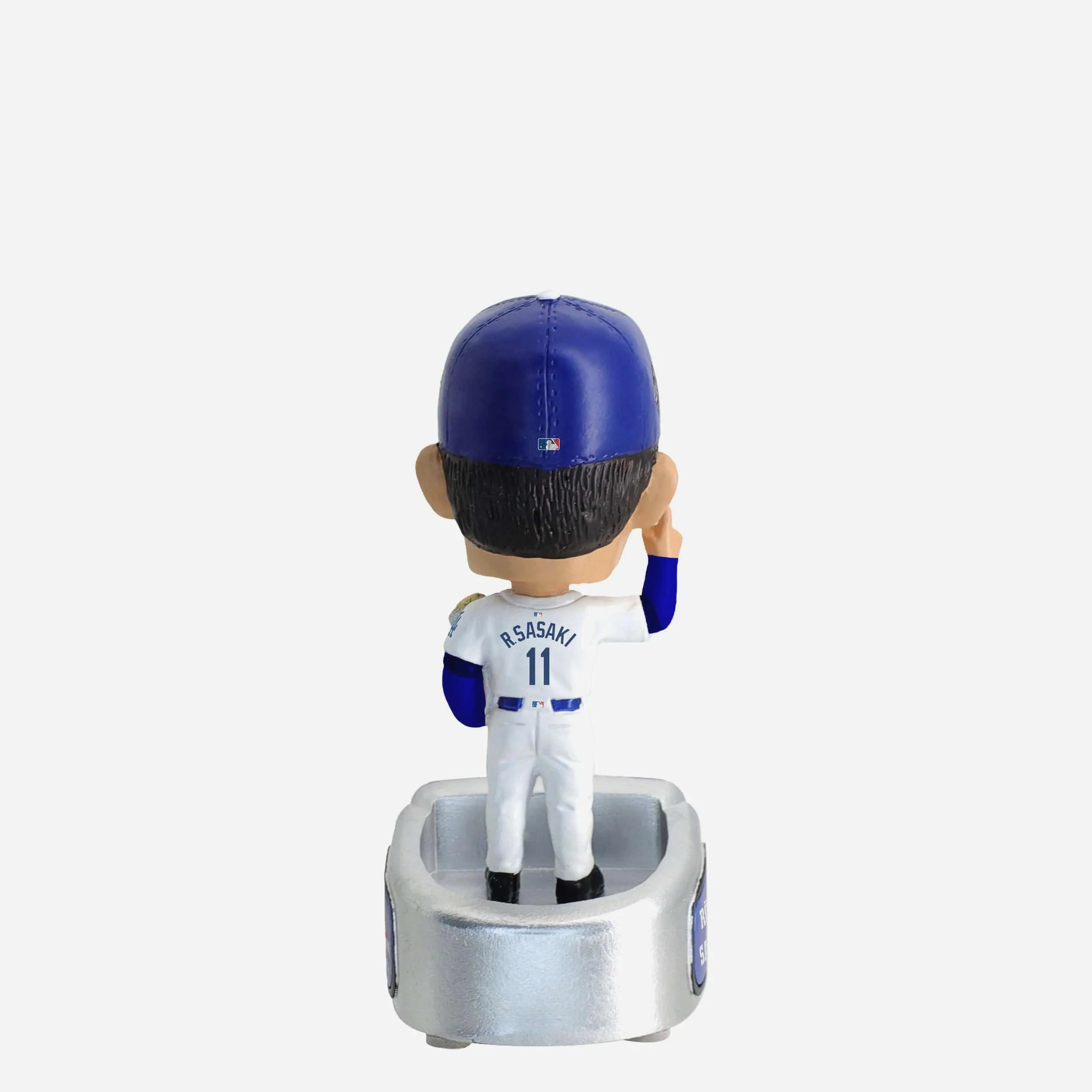 Roki Sasaki Los Angeles Dodgers 2025 World Series Champions Mini Ring Base Bighead Bobblehead - Image 2