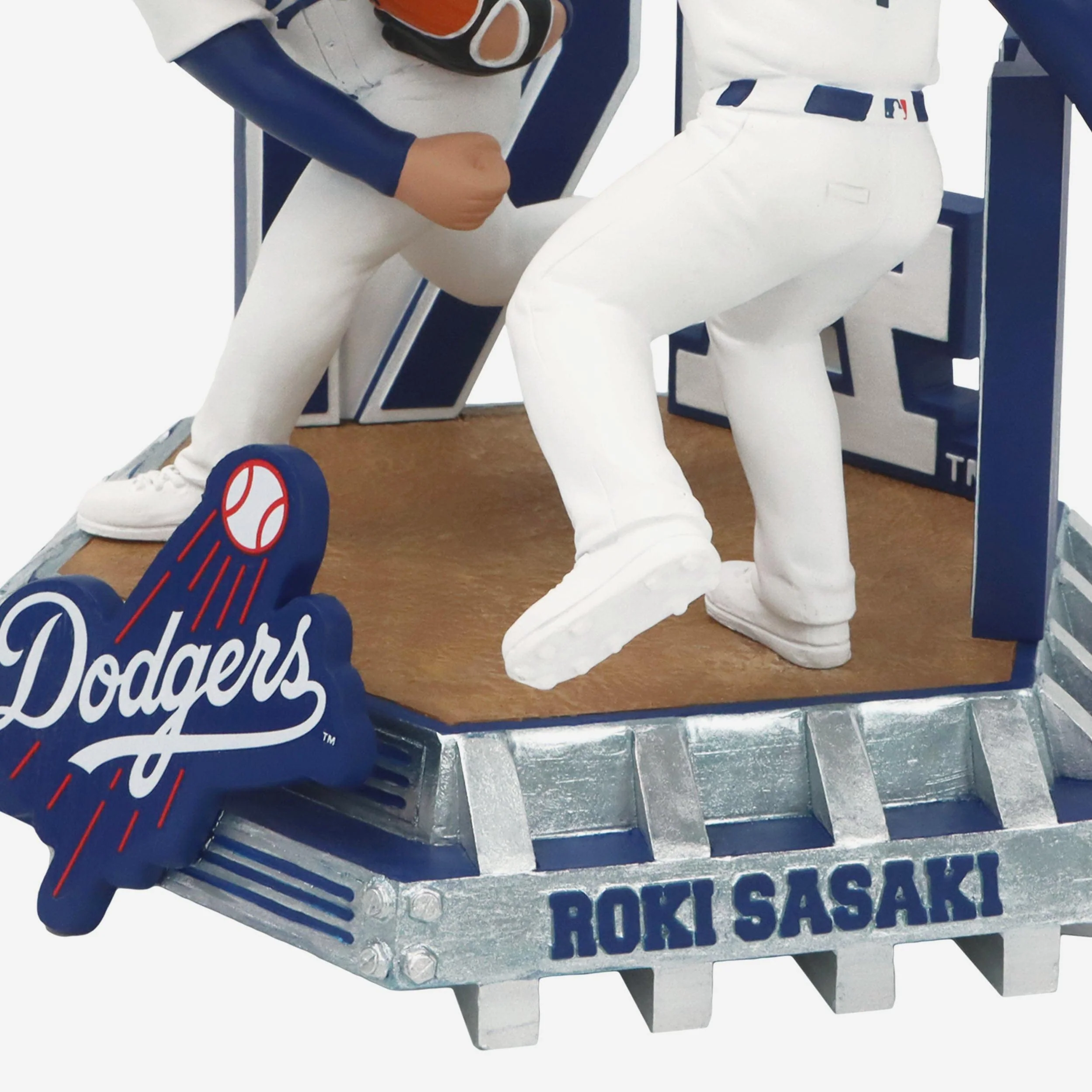 Roki Sasaki & Shohei Ohtani Los Angeles Dodgers Pitching Dual Bobblehead - Image 4
