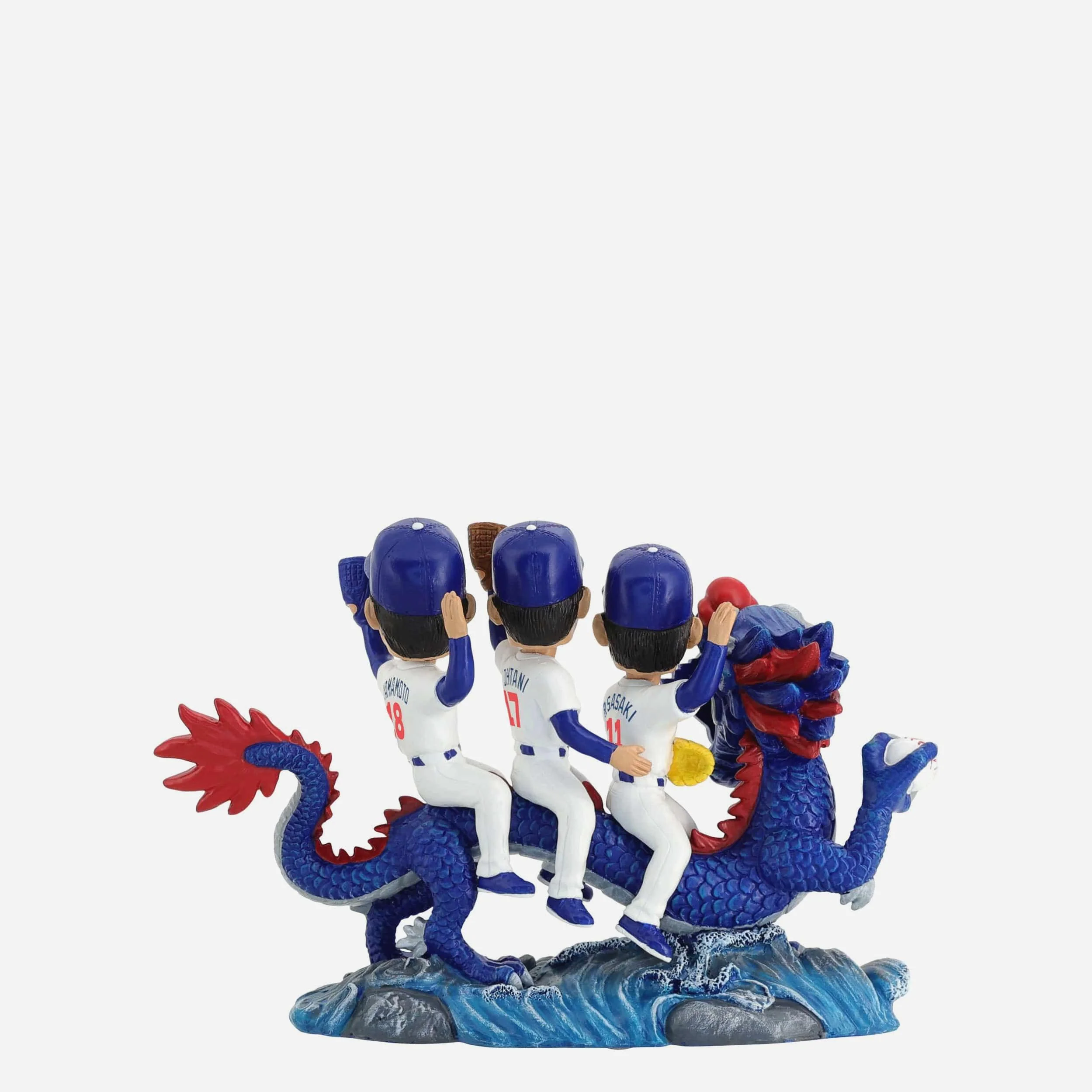 Roki Sasaki & Shohei Ohtani & Yoshinobu Yamamoto 2025 Champions Dragon Bobblehead - Image 2