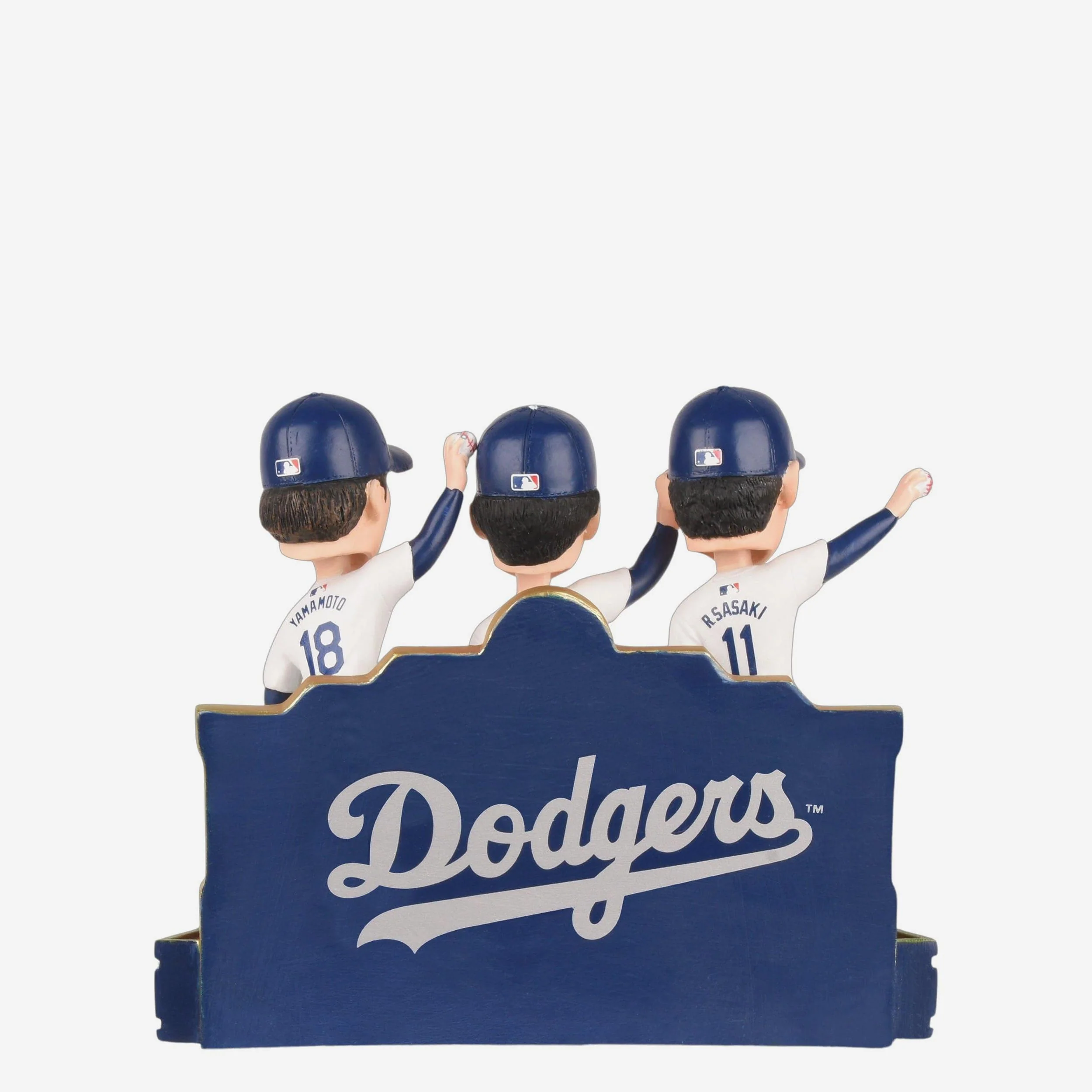 Roki Sasaki & Shohei Ohtani & Yoshinobu Yamamoto Los Angeles Dodgers Japan's Big Arms Bobblehead - Image 6