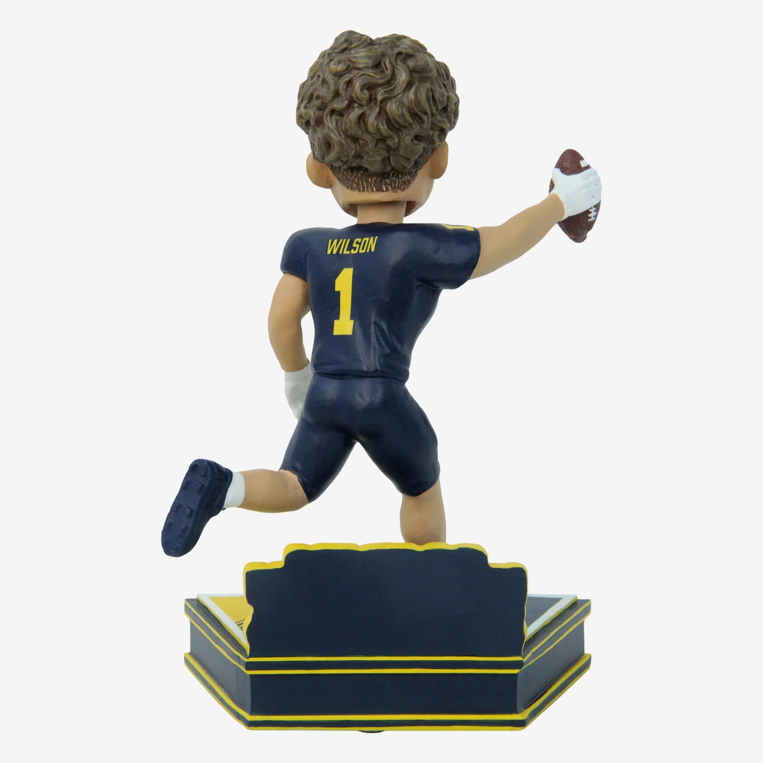 Roman Wilson Michigan Wolverines 2023 Football Blue Uniform Student Athlete Bobblehead - Image 5